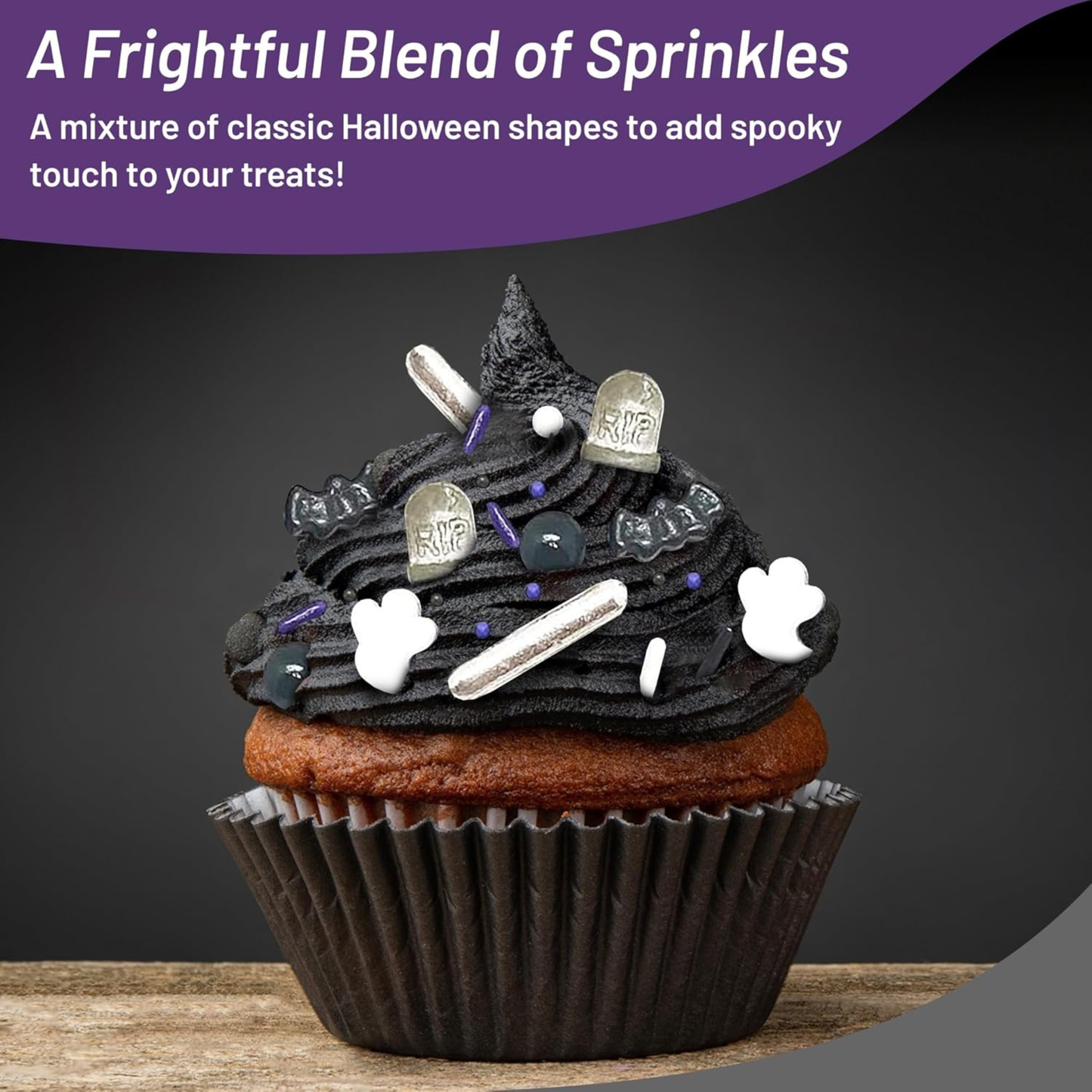 Sprinkle Me This – Delicious & Deadly Graveyard Smash Edible Sprinkles – 4, 8 & 12 oz – Halloween Dessert Topping for Cookies, Cupcakes & Cakes