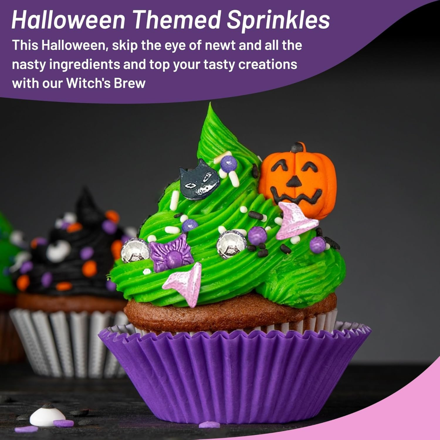 Sprinkle Me This – A Witch’s Brew Edible Sprinkles – 4, 8 & 12 oz – Halloween Dessert Topping for Cookies, Cupcakes & Cakes