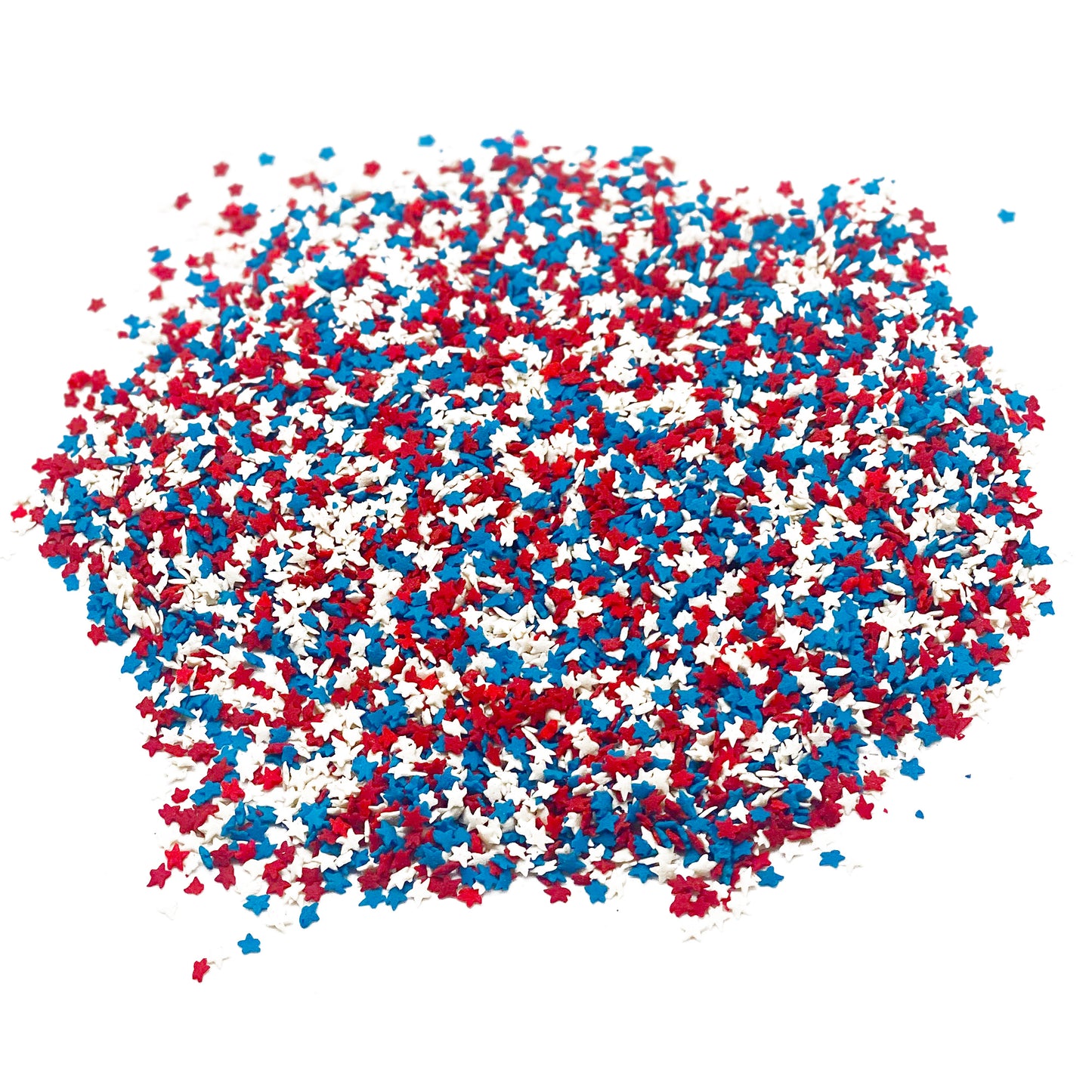Sprinkle Me This – Patriotic 4th of July Large Star Sprinkles – Red, White & Blue – 4, 8 & 12 oz