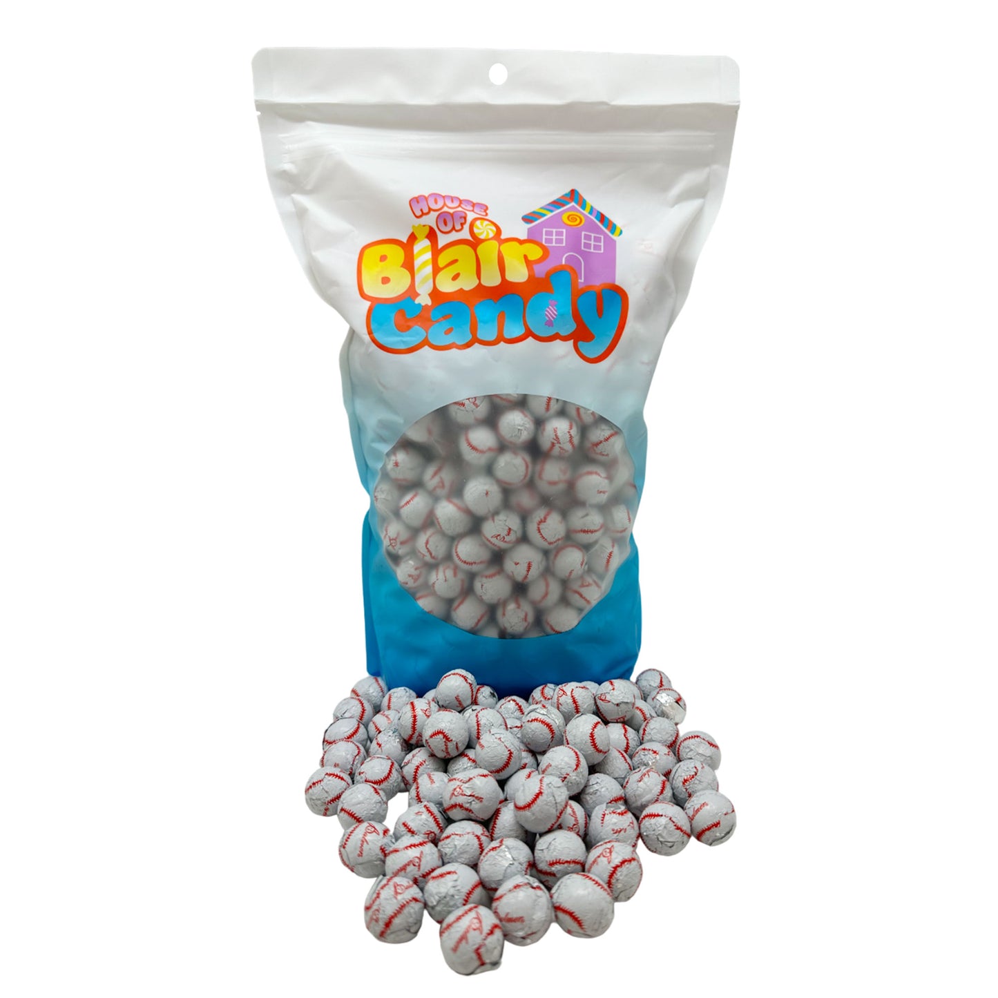 Blair Candy - Individually Wrapped Chocolate Baseballs – Regular Milk Chocolate Candy