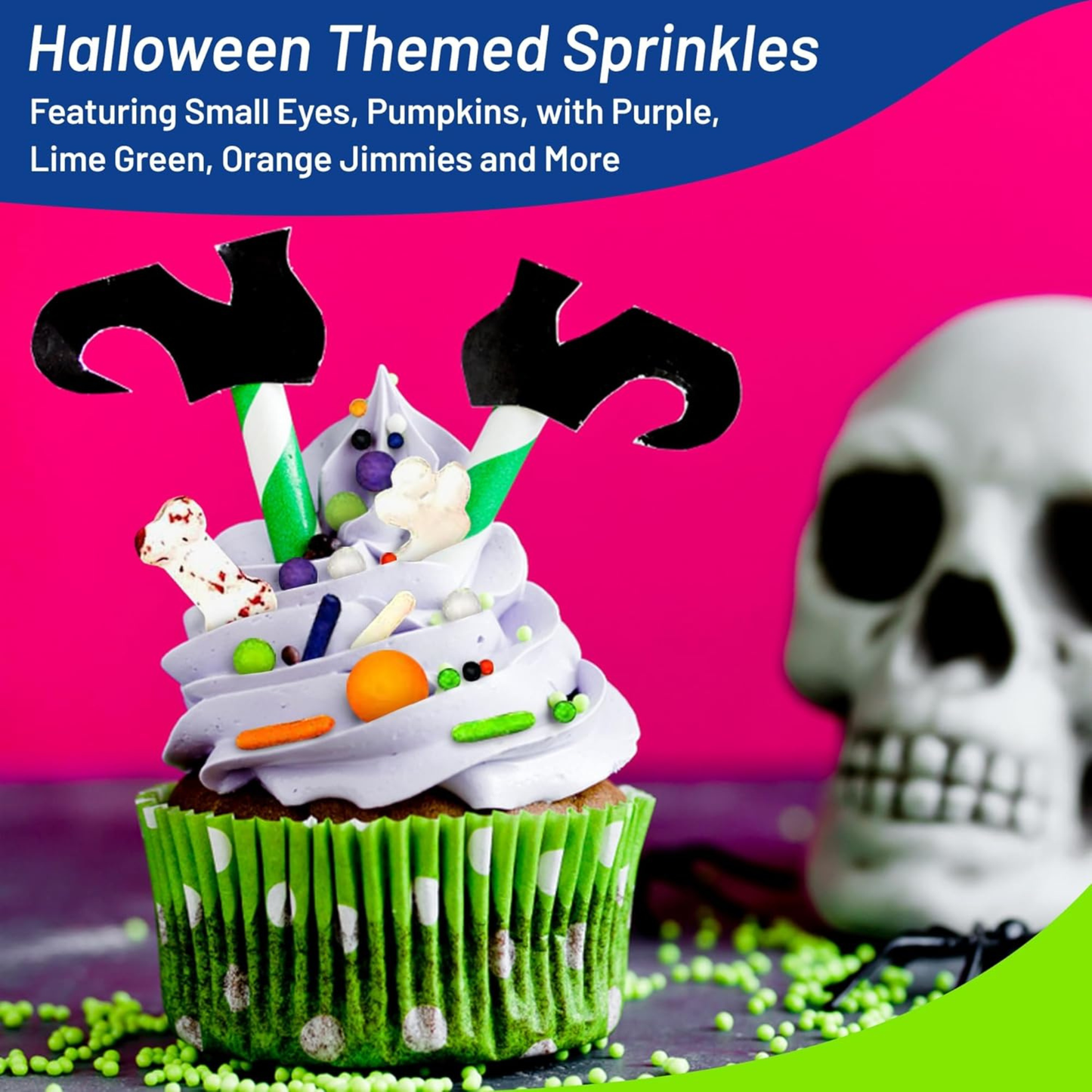 Sprinkle Me This – A Haunted House Party Halloween Edible Sprinkles – 4, 8 & 12 oz – Spooky Dessert Topping for Cookies, Cupcakes & Cakes
