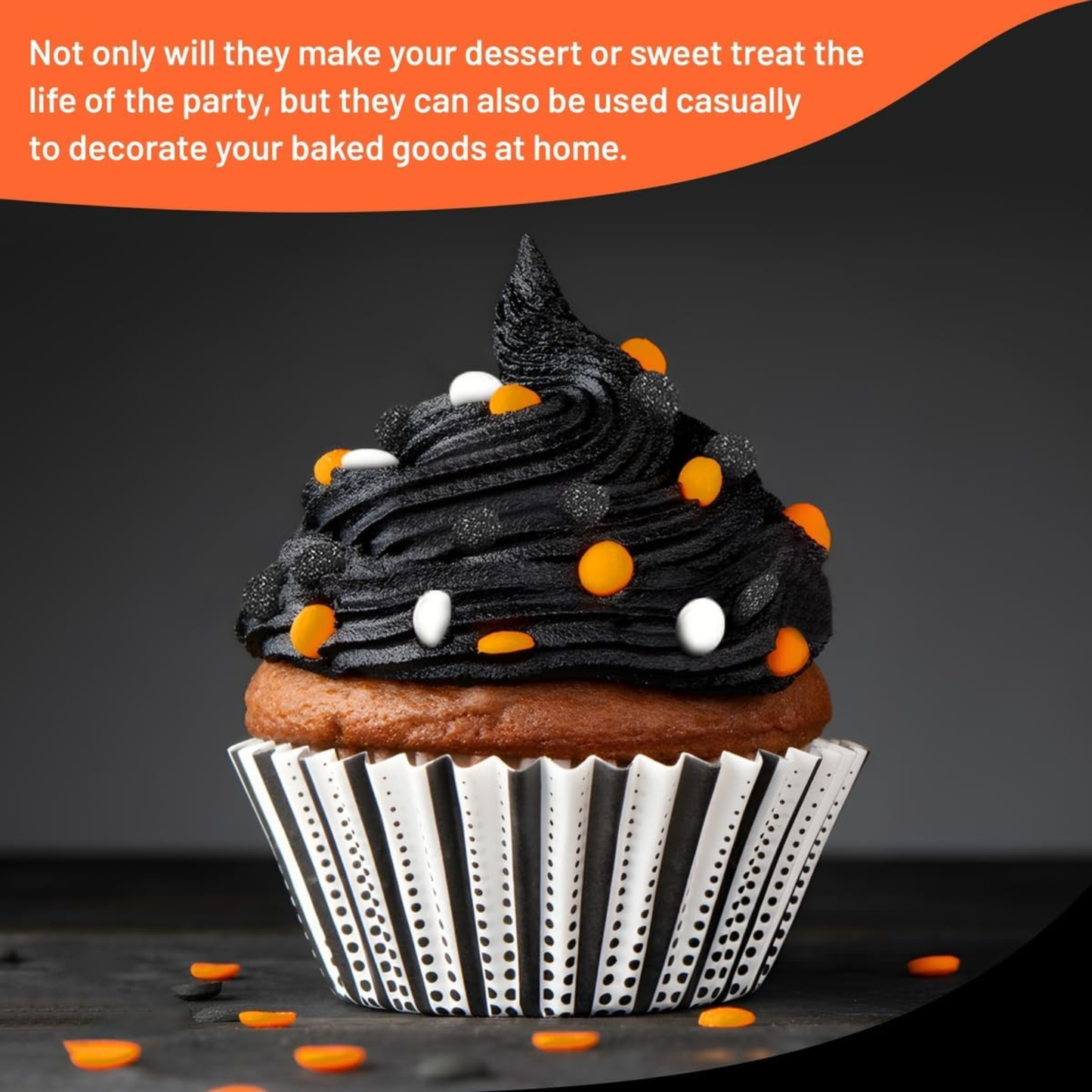 Sprinkle Me This – Haunted Halloween Confetti Mix – 4, 8 & 12 oz – Halloween Dessert Topping for Cookies, Cupcakes & Cakes