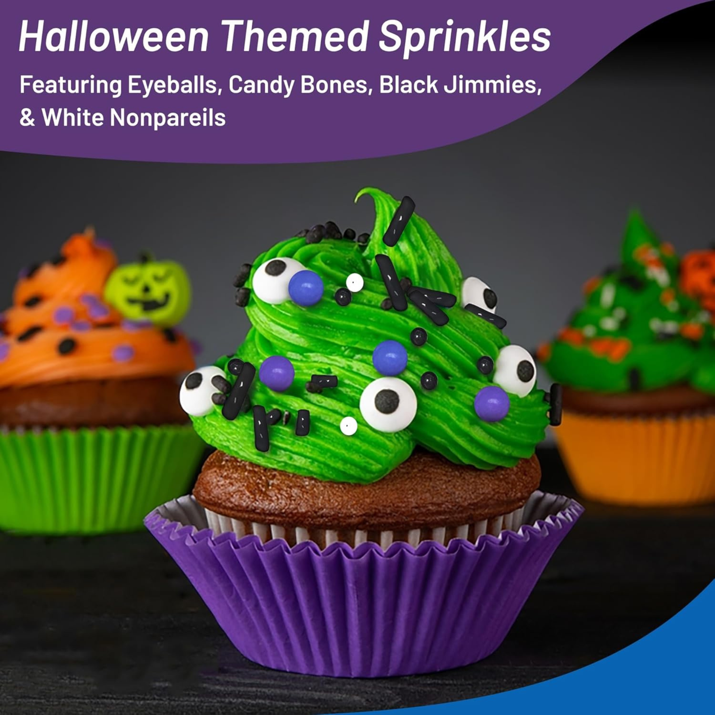 Sprinkle Me This – Eye Got a Bone to Pick Edible Sprinkles – 4, 8 & 12 oz – Halloween Dessert Topping for Cookies, Cupcakes & Cakes
