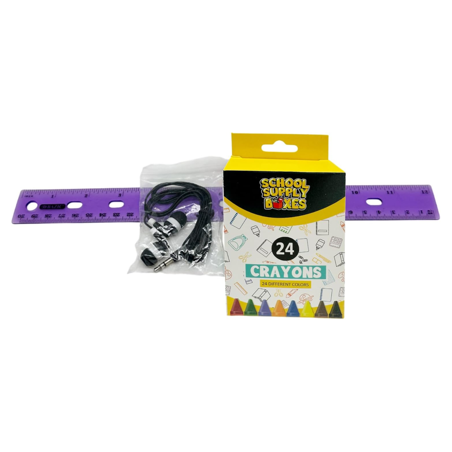 School Supply Boxes | Lapboard Bundle - Available in 1 Box, 1 Case (4 Units), or 1 Pallet (180 Units) | Back to School Essentials Kit for Students & Teachers | Includes Dry Erase Lapboard, Marker, Notebooks, Pencils, & More