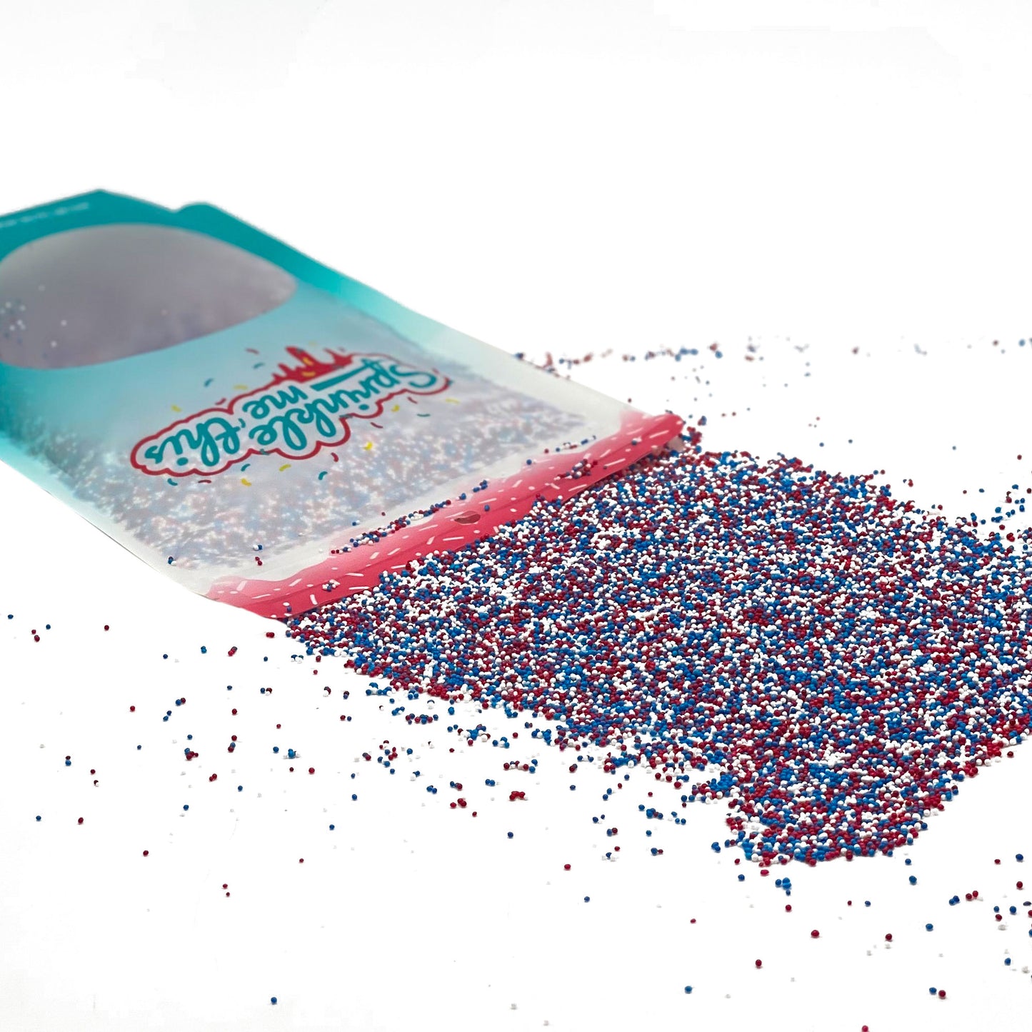 Sprinkle Me This – 4th of July Nonpareils – Patriotic Sprinkles – Red, White & Blue – 4, 8 & 12 oz for Baking & Decorating