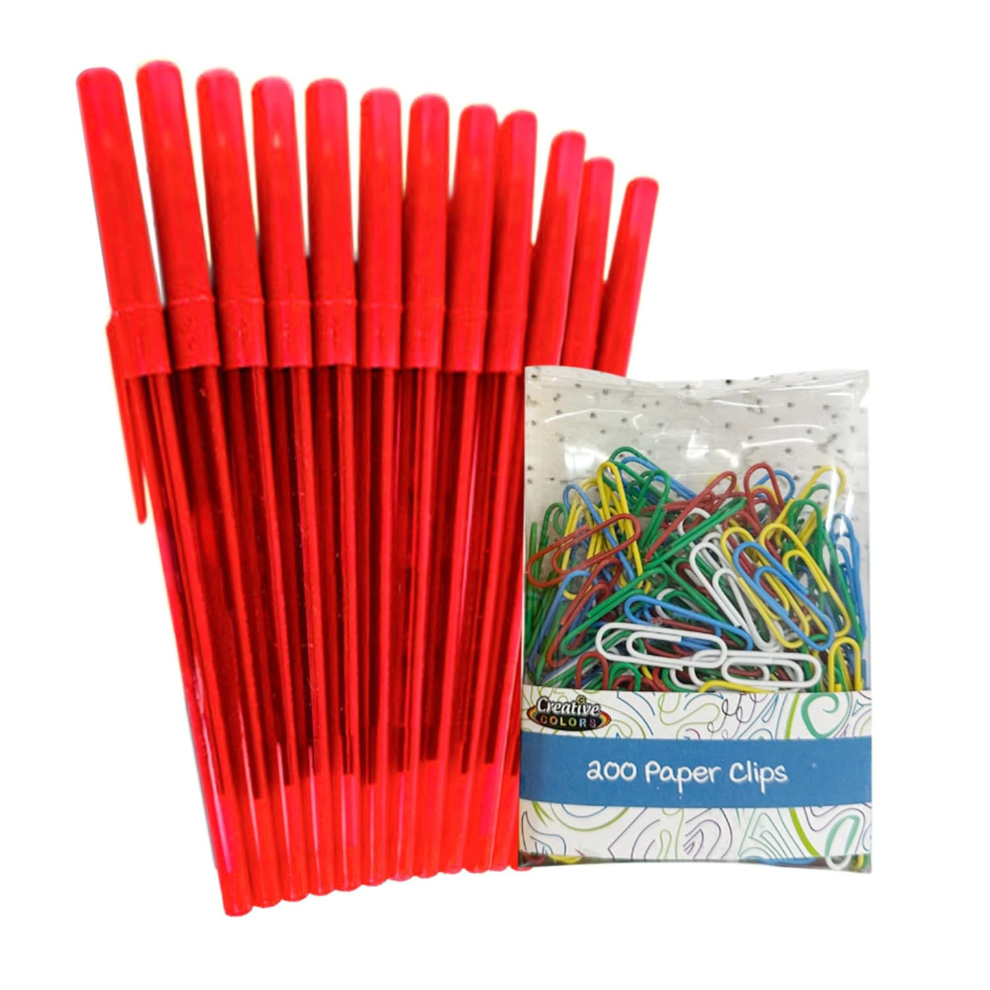 School Supply Boxes | Teacher Bundle - Available in 1 Box, 1 Case (4 Units), or 1 Pallet (180 Units) | Back to School Essentials Kit Designed for Teachers | Includes Pencils, Red Pens, Dry Erase Markers, Sticky Notes, Paper Clips & More