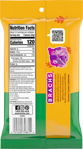 Brach's Mellowcreme Pumpkins – Fall & Halloween Candy – Available in 4.2 oz Bag or 20 oz Bag