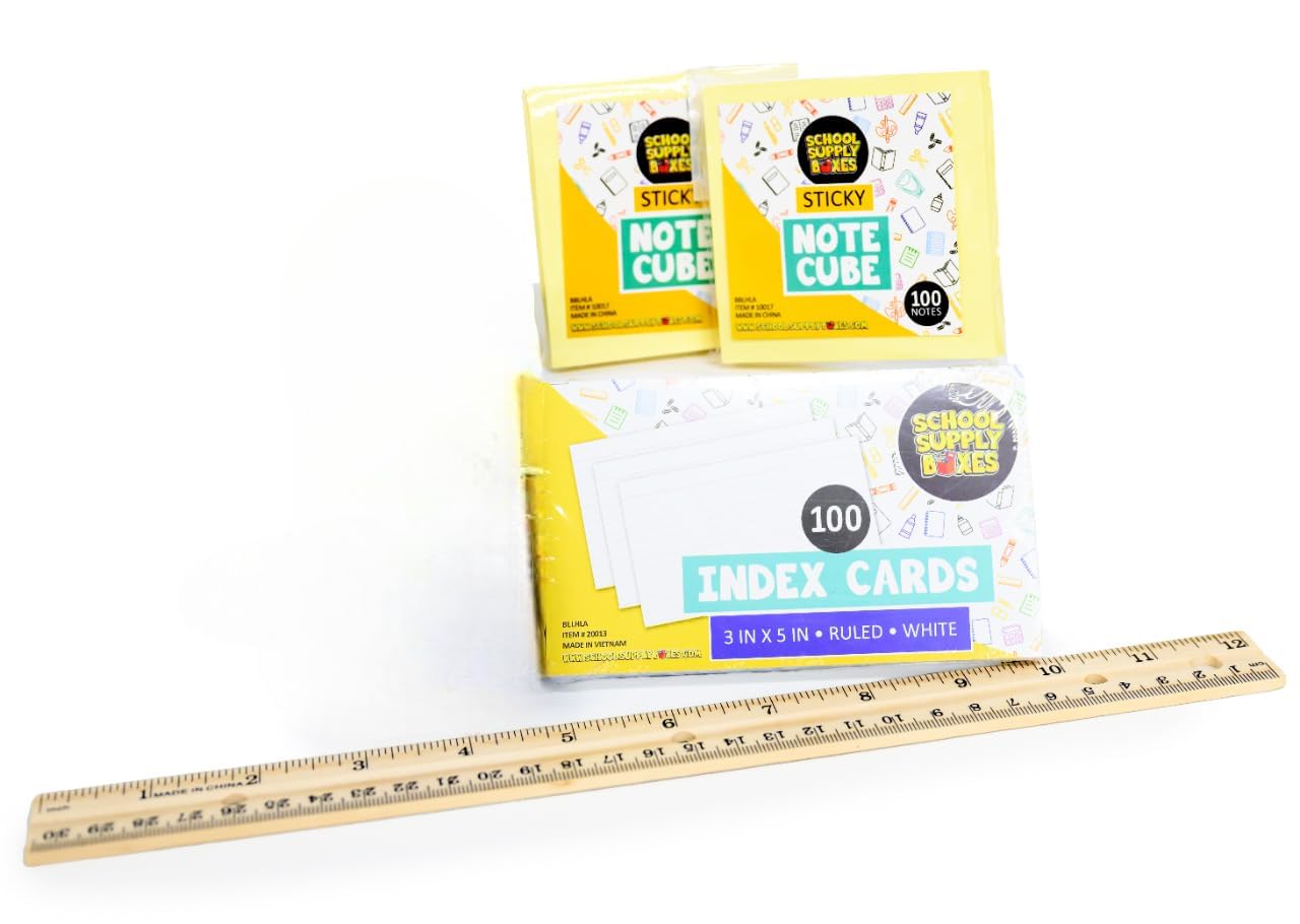 School Supply Boxes | Ultimate High School & College Bundle | All-in-One School Supply Kit | Box (1), Case (2), Pallet (96)