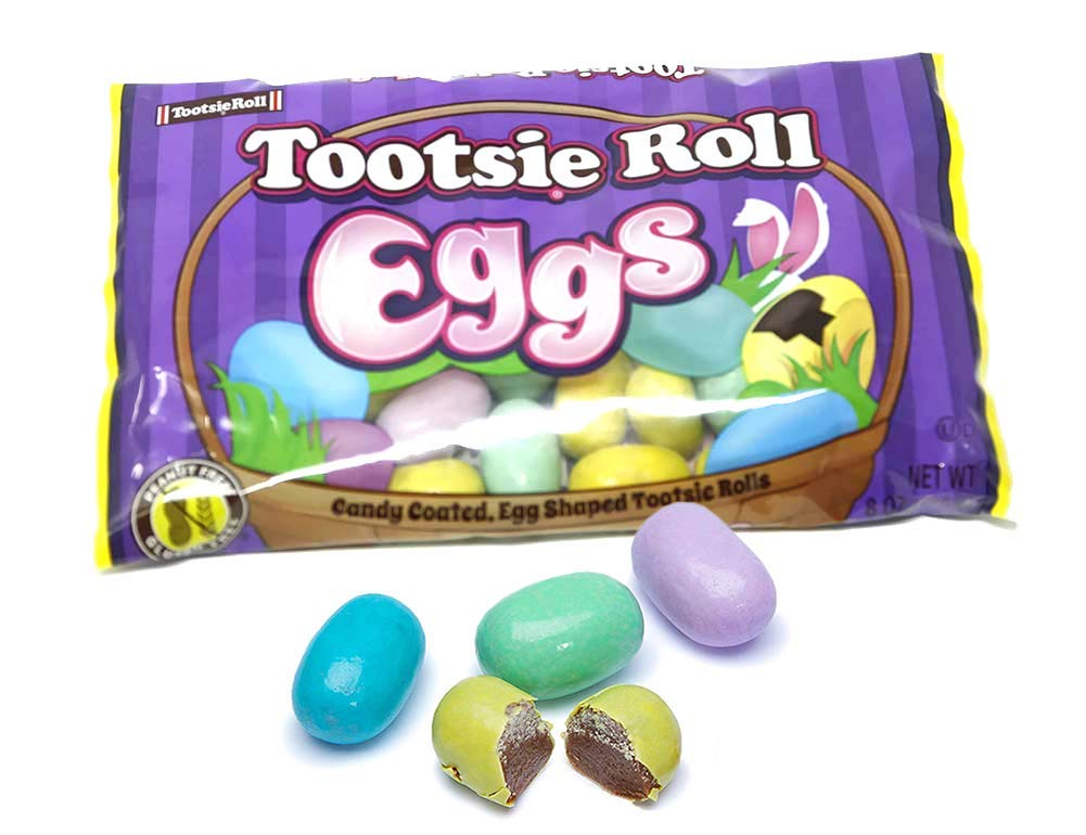Candy Coated Tootsie Roll Eggs 8 oz – Unwrapped Easter Treats