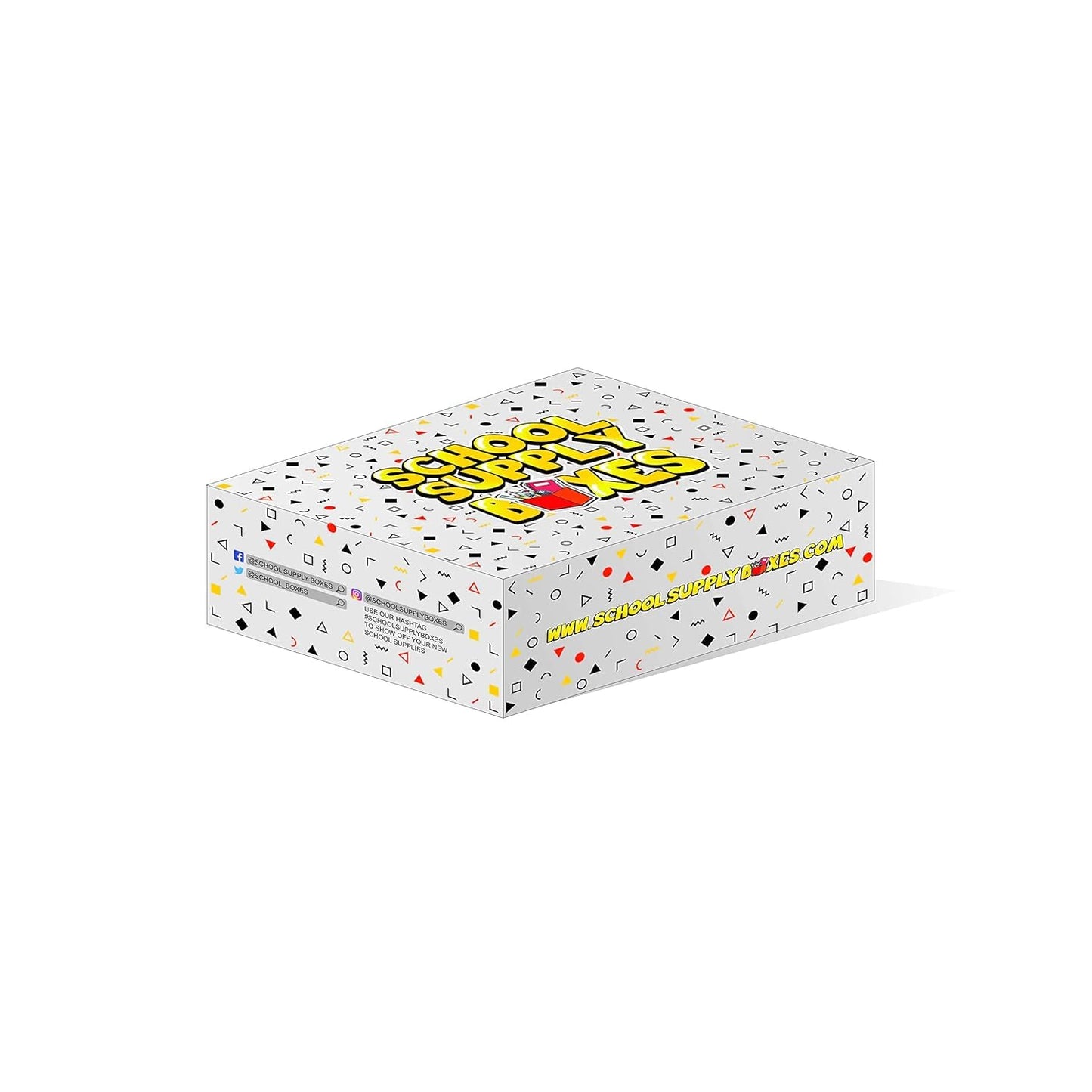 School Supply Boxes | K–5 Bundle | Complete School Supply Kit with Notebooks, Art & Writing Supplies | Box (1), Case (4), Pallet (180)