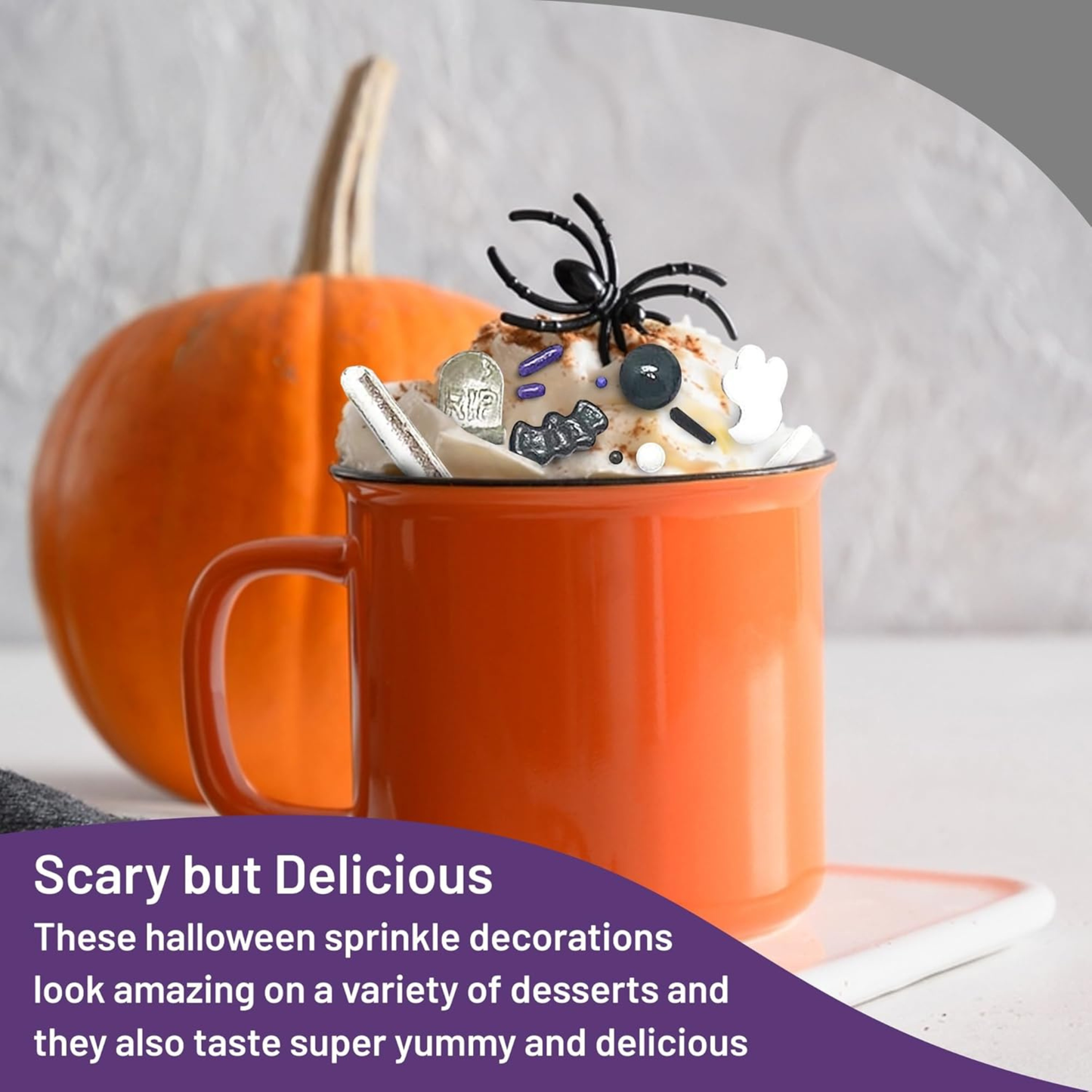 Sprinkle Me This – Delicious & Deadly Graveyard Smash Edible Sprinkles – 4, 8 & 12 oz – Halloween Dessert Topping for Cookies, Cupcakes & Cakes