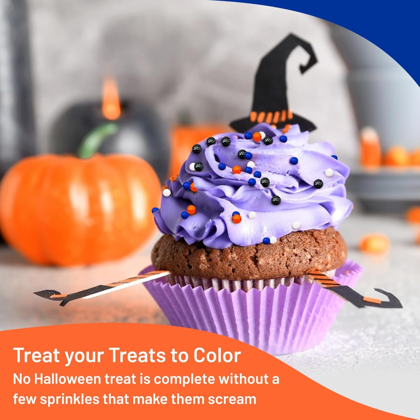 Sprinkle Me This – A Sprinkle of Spooky Nonpareils Sprinkles – 4, 8 & 12 oz – Halloween Dessert Topping for Cookies, Cupcakes & Cakes