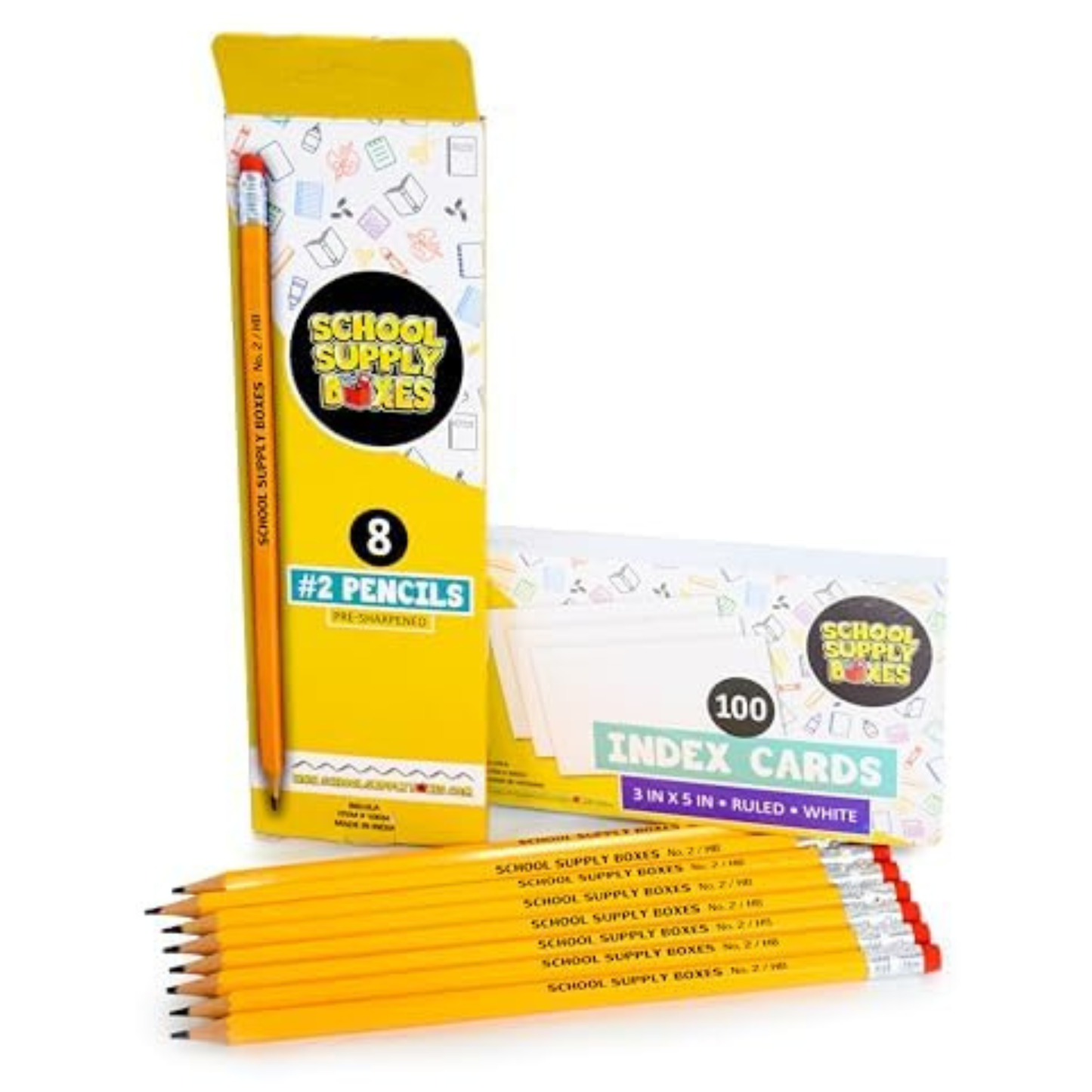 School Supply Boxes | Elementary School Bundle (78 Piece) | House Brand Edition | Available in a Box (1 Unit), a Case (4 Units), and a Pallet (180 Units)