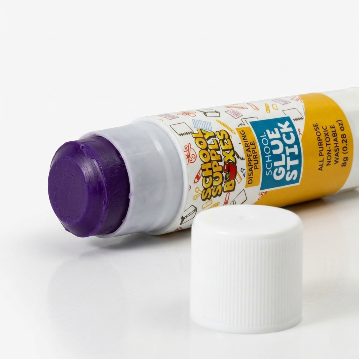 School Supply Boxes | Disappearing Glue Stick | Available in Multiple Pack Sizes | Smooth, Mess-Free, Classroom-Ready Adhesive