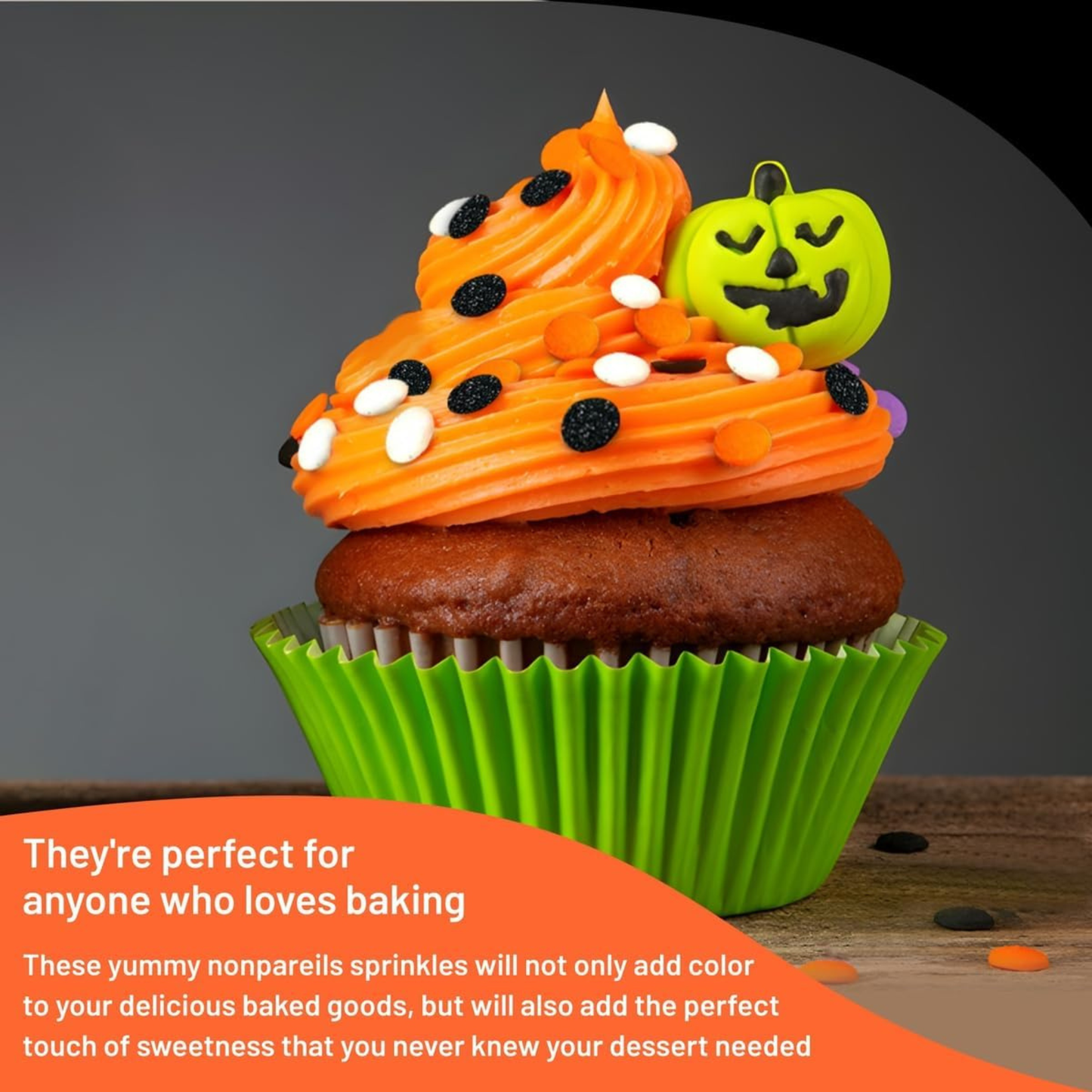 Sprinkle Me This – Haunted Halloween Confetti Mix – 4, 8 & 12 oz – Halloween Dessert Topping for Cookies, Cupcakes & Cakes