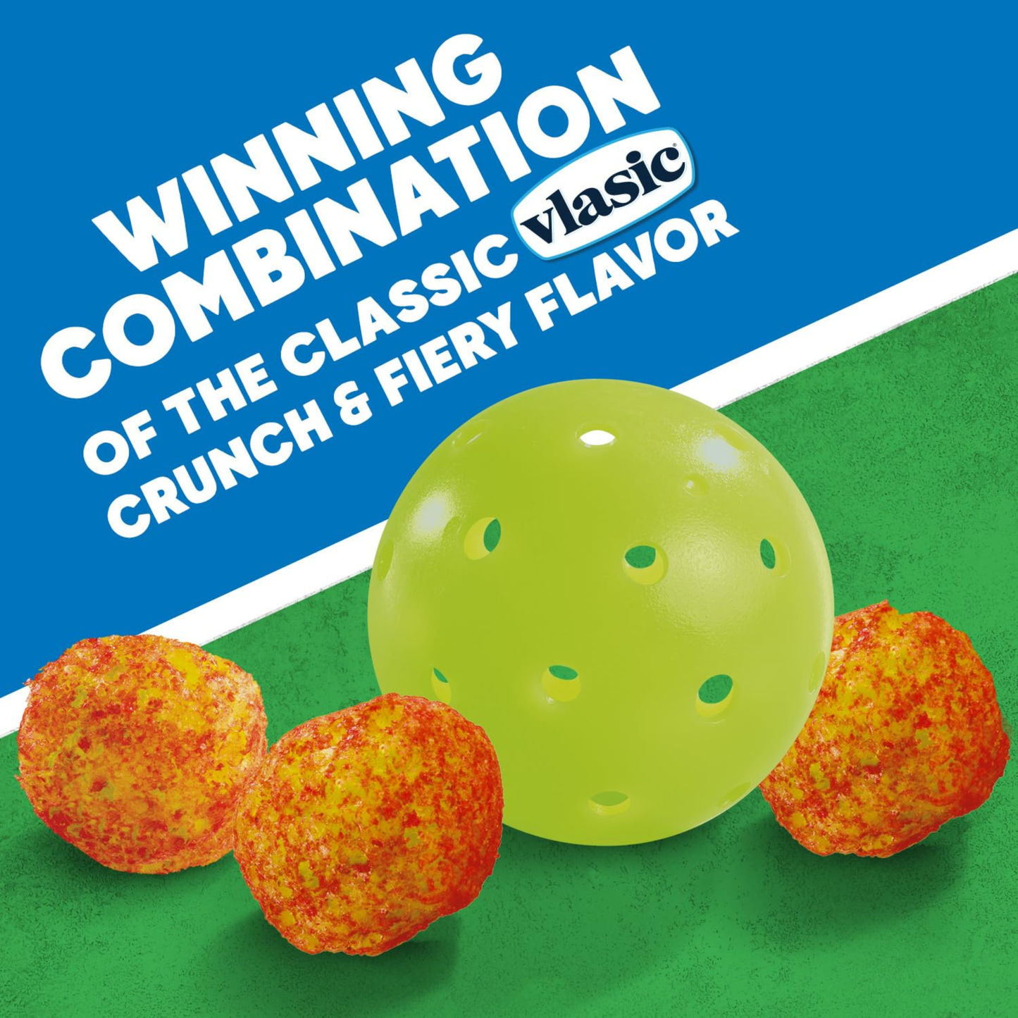 Vlasic Pickle Balls Corn Puffs | Dill Pickle or Spicy Dill Flavored Corn Puffs, 6.5 oz Bags | Available in 1 Pack, 2 Pack Combo, 3 Pack, 6 Pack & 12 Pack