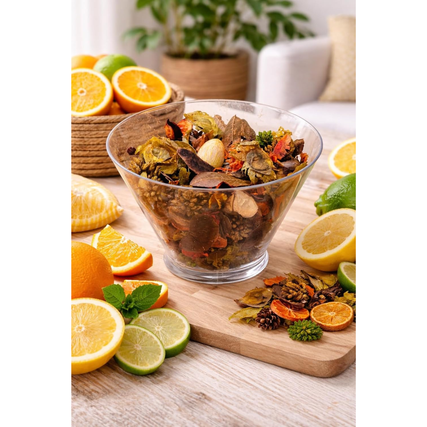 Decorative Potpourri | Spring & Summer Home Fragrance for Baskets & Displays | Lemon Grove, Citrus, Just Peachy, Lavender, Cucumber Melon, Country Apple, Sandalwood & Cinnamon