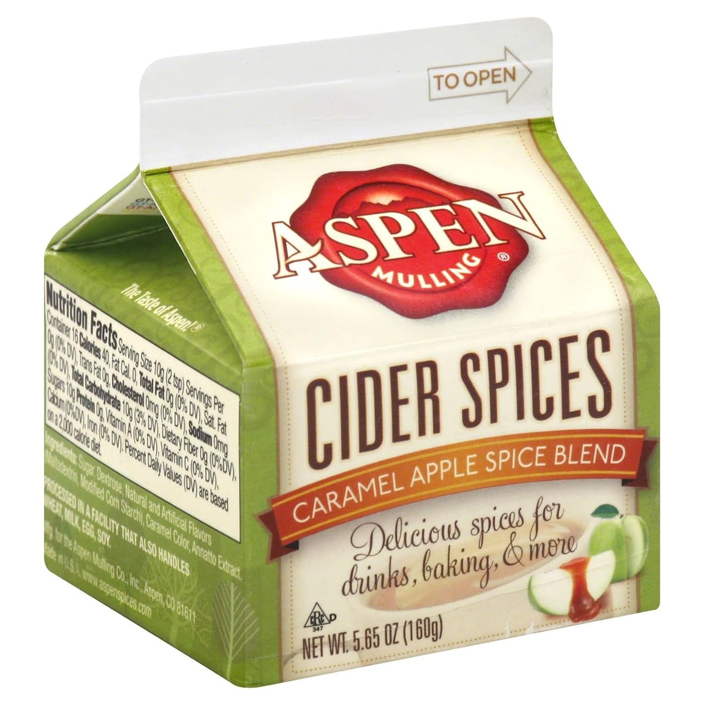 Aspen Mulling Spices – Instant Drink Mix – Original, Caramel Apple, Cinnamon Orange, Eggnog, or Sugar-Free Blend