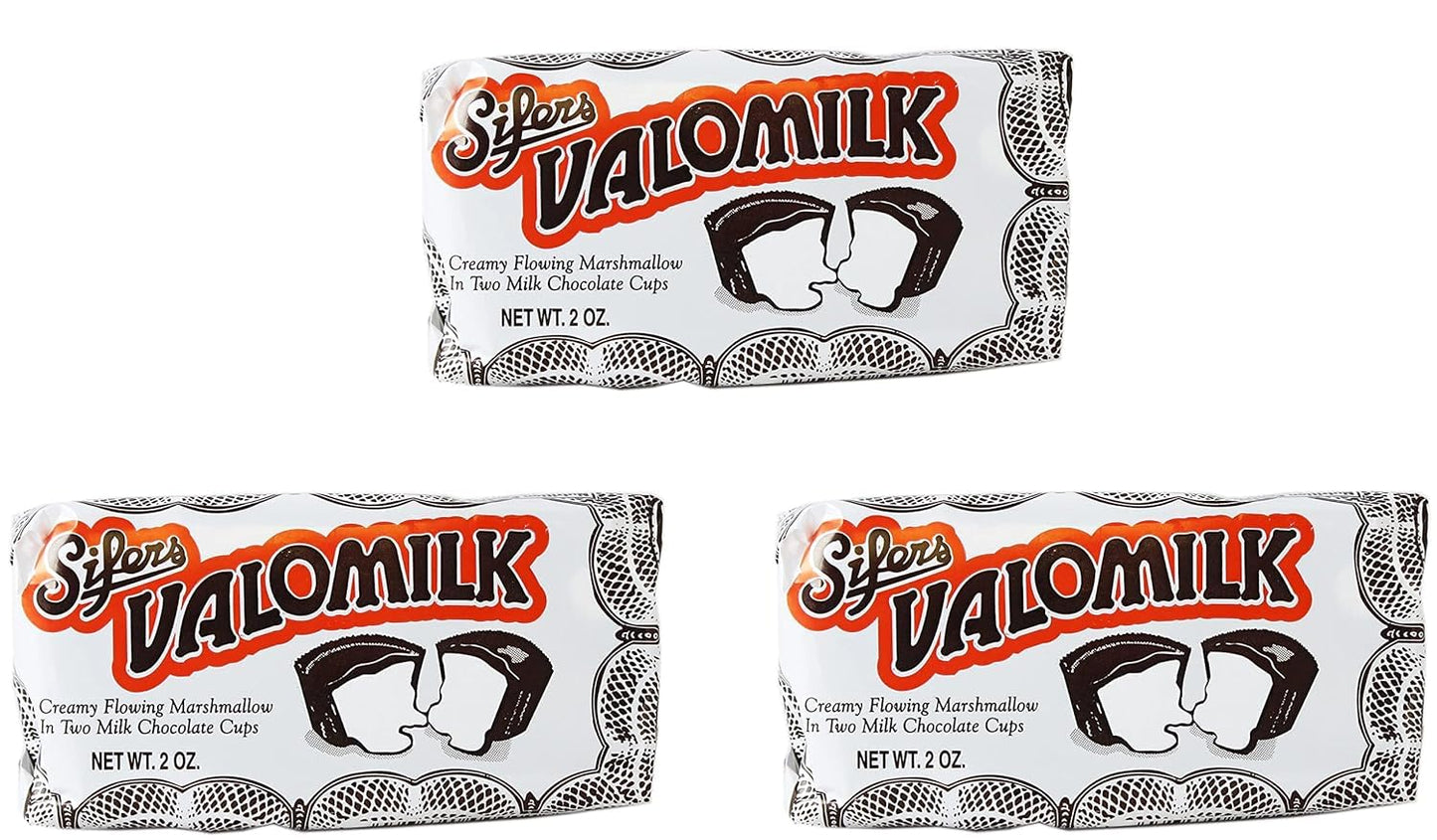 Valomilk (2.0 oz) – Classic Marshmallow-Filled Milk Chocolate Cups – Available in 1 Pack, 3 Pack, 6 Pack, & 24 Pack