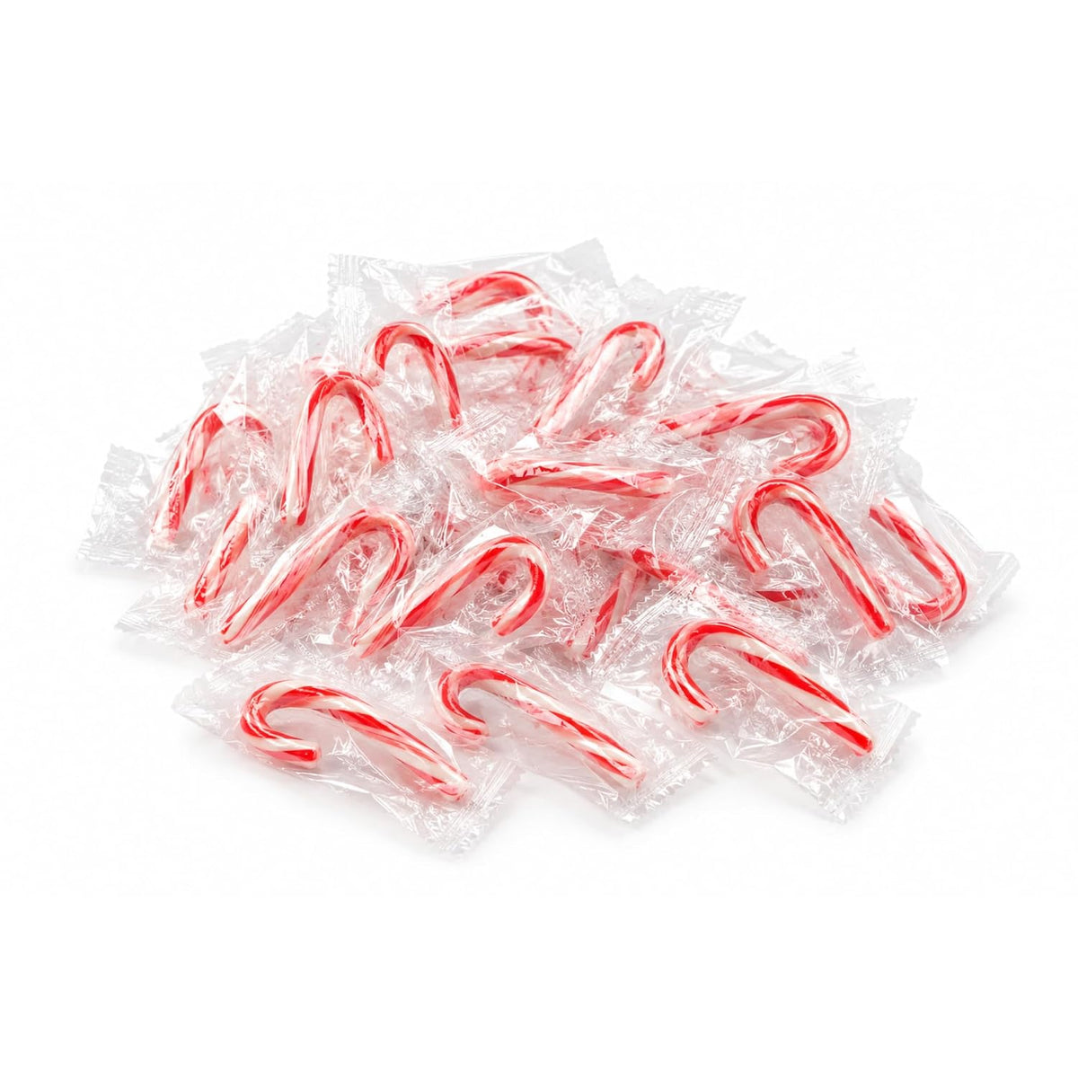 Treat Yourself! | Mini Wrapped Candy Canes | Multiple Pack Sizes | Individually Wrapped Peppermint Candy Canes for Parties, Candy Bowls, & Desserts