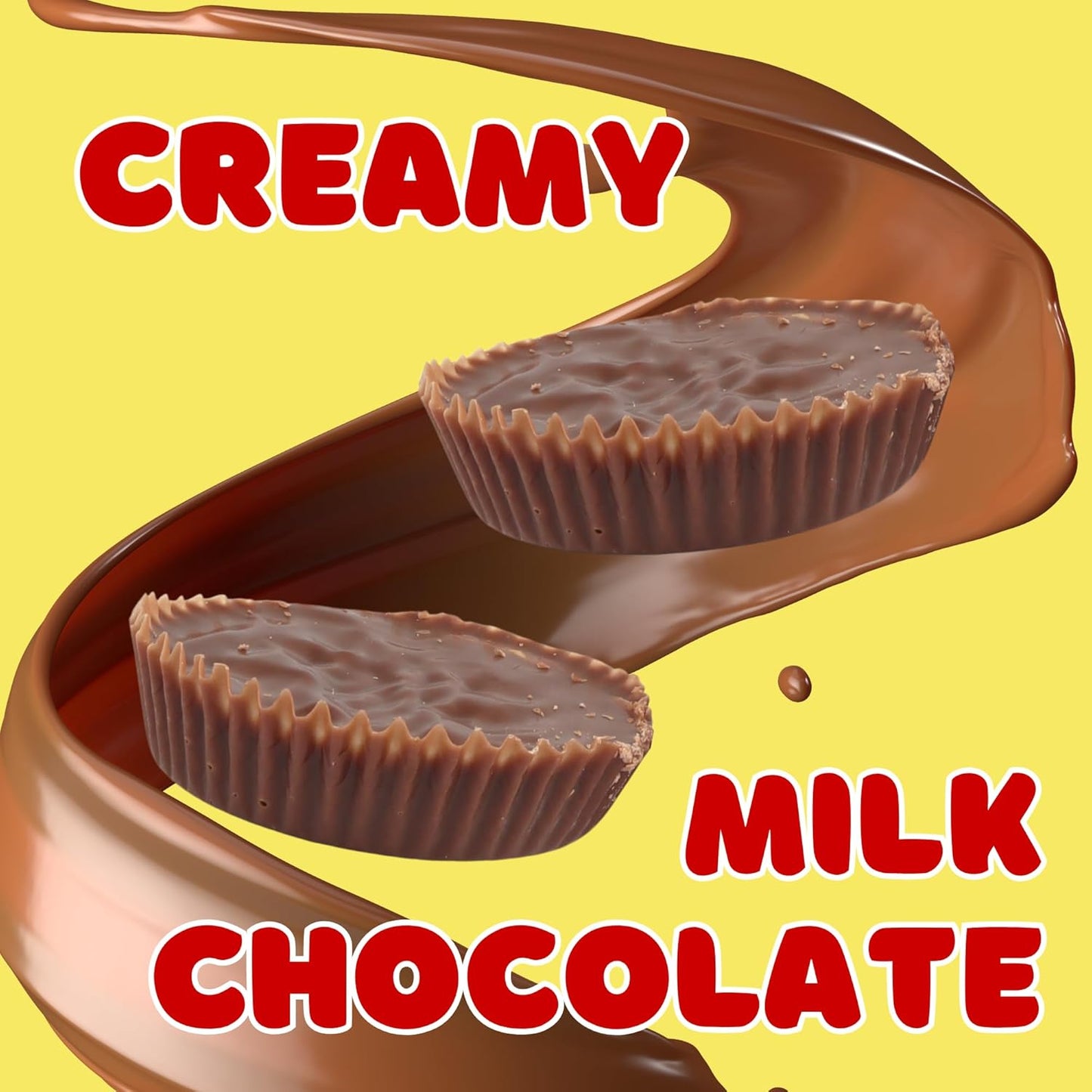 Clark Cups – 10 oz Candy Bag – Milk Chocolate Peanut Butter Cups with Crunchy Center – Classic Clark Bar Flavor