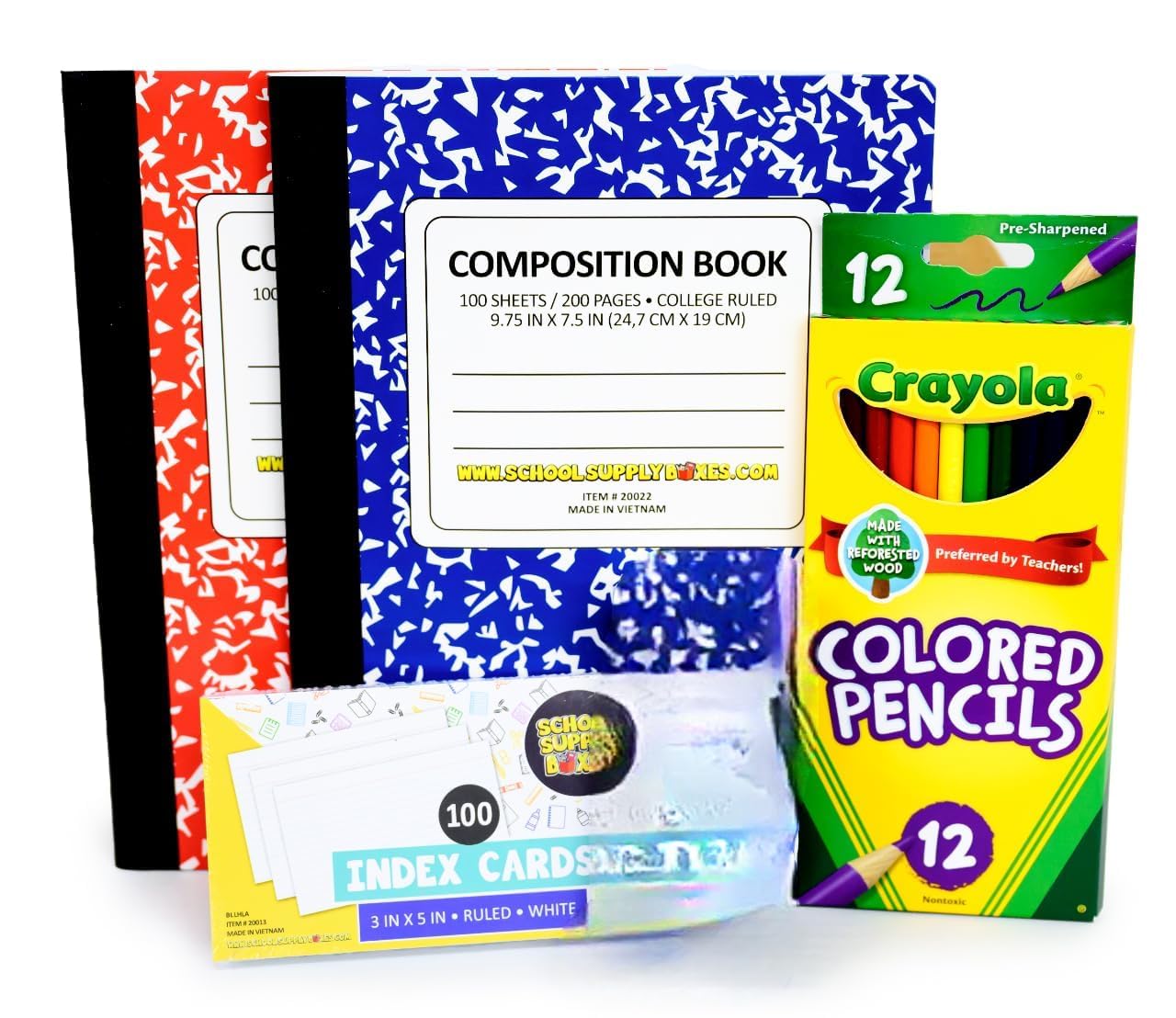 School Supply Boxes | Secondary School Bundle | Complete Back to School Essentials | Box (1), Case (2), or Pallet (112)