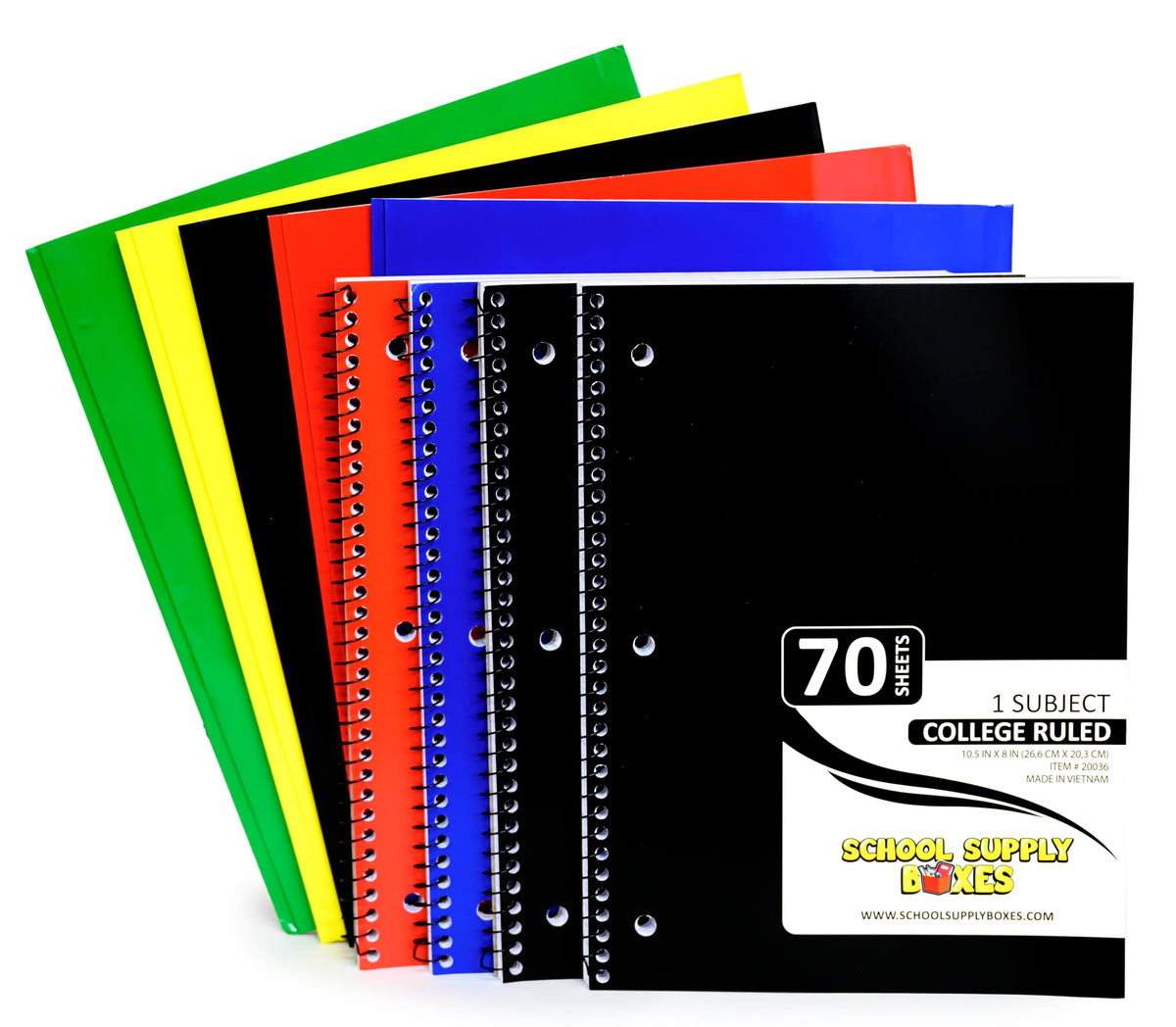 School Supply Boxes | High School Writing Bundle (72 Piece) | House Brand Edition | Available in a Box (1 Unit), a Case (2 Units), and a Pallet (112 Units)