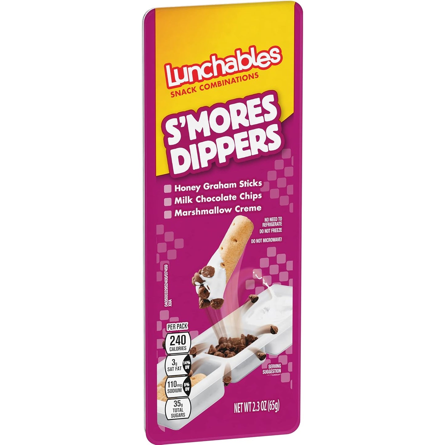 Lunchables Snack Time Favorites – S’mores Dippers & Dirt Cake – Fun, Sweet, and Portable Treats – Available in 1 ct and 12 ct Packs