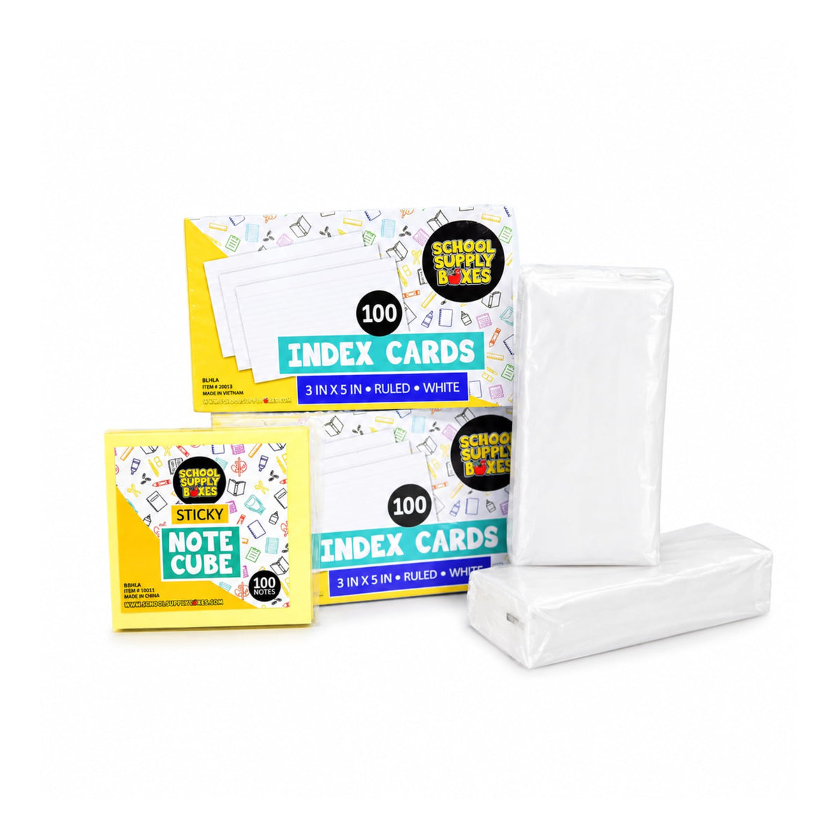 School Supply Boxes | High School Bundle (56 Piece) | House Brand Edition | Available in a Box (1 Unit), a Case (2 Units), and a Pallet (112 Units)