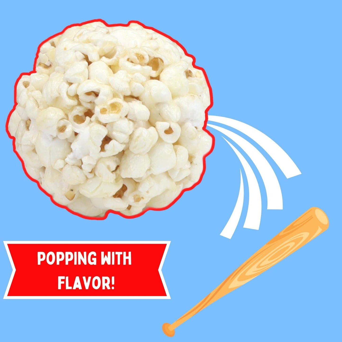 Kathy Kaye Popcorn Balls – Individually Wrapped Popcorn Treats - 8 Count Bag or 18 Count Box