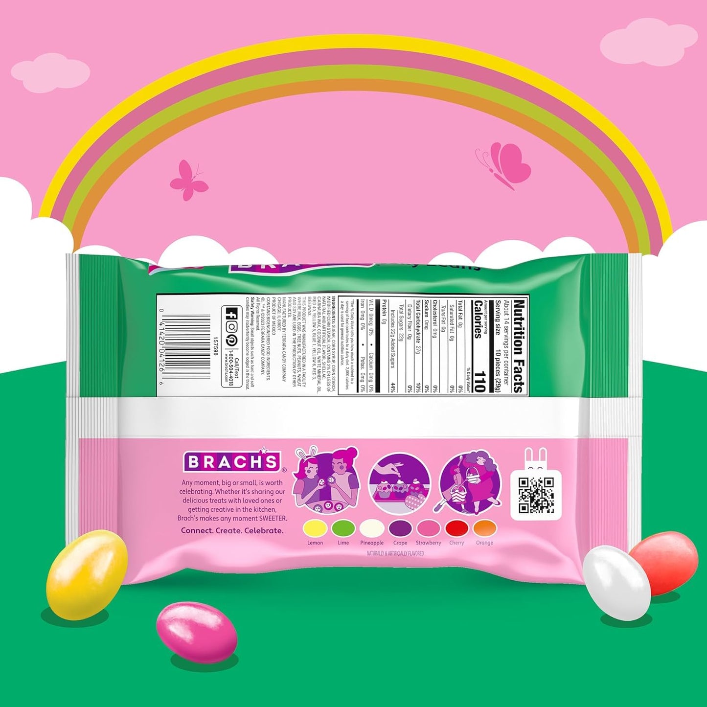 Brach’s Classic Jelly Beans – 9 oz Chewy Fruity Candy for Easter, Parties & Gifting