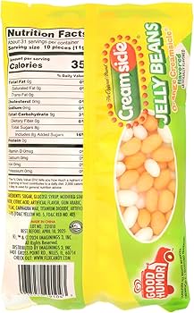 Good Humor Creamsicle Jelly Beans – 10oz Bag – Orange & Vanilla Flavored