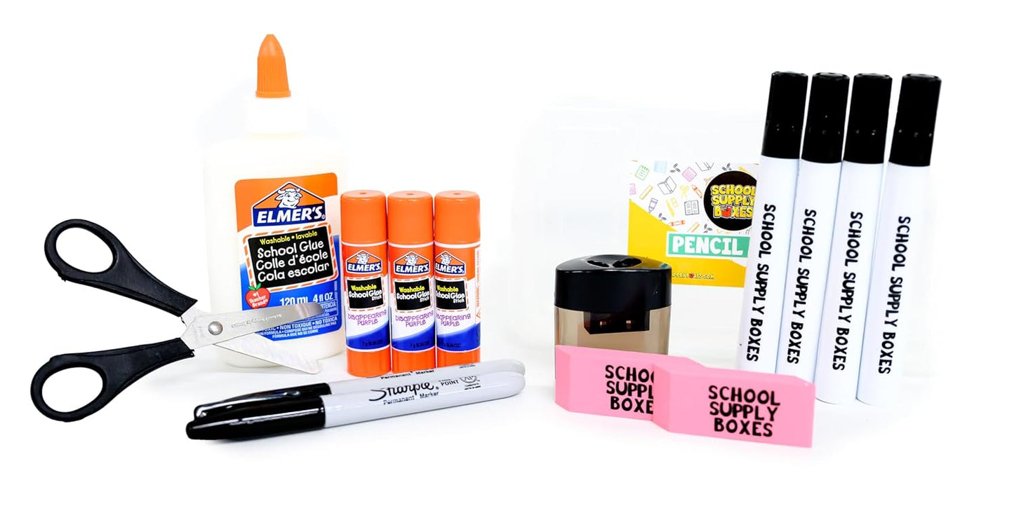 School Supply Boxes | Artistic Bundle | All-in-One School & Art Kit | Box (1), Case (4), Pallet (180)