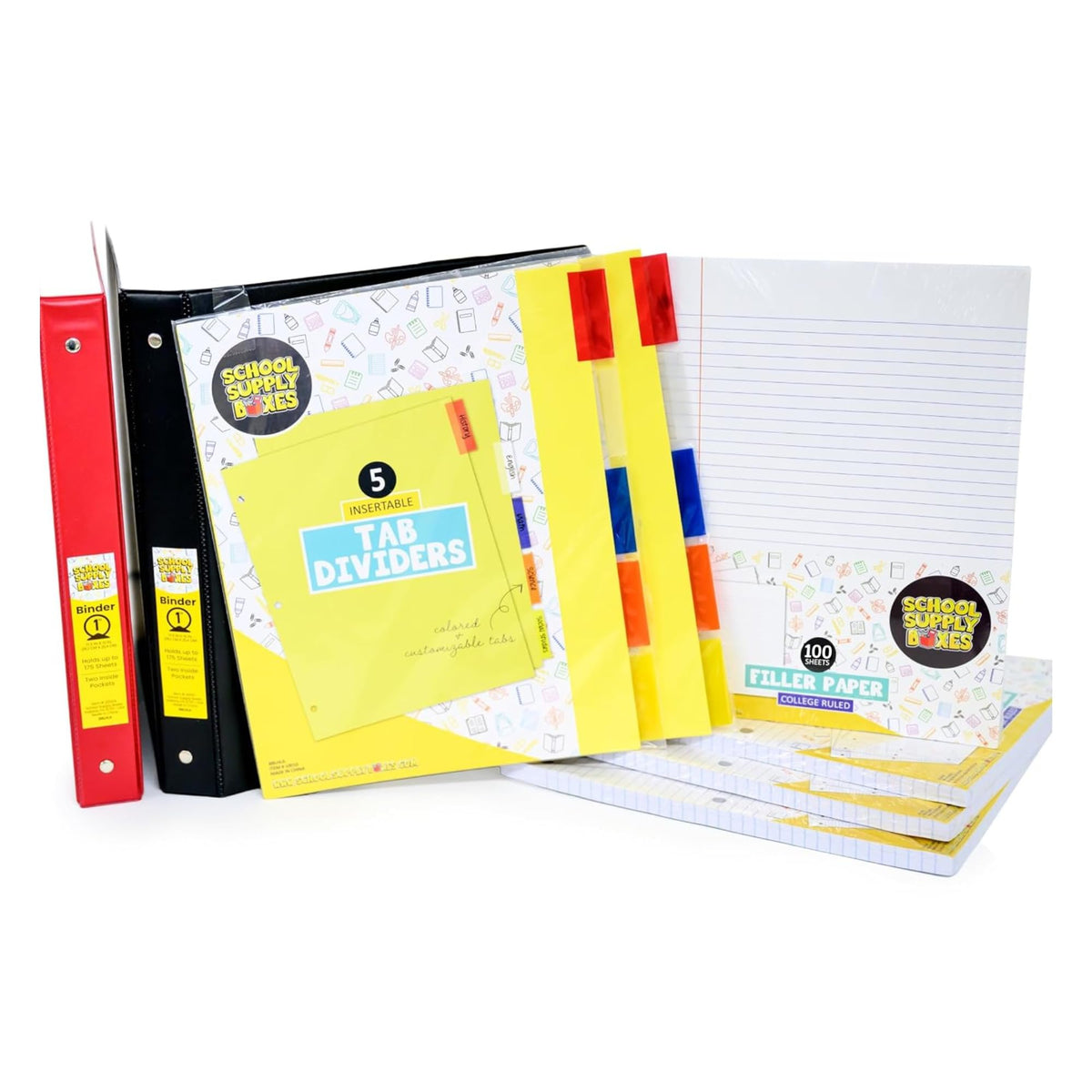 School Supply Boxes | Mega Back to School Bundle (308 Piece) | House Brand Edition | Available in a Box (1 Unit), a Case (2 Units), and a Pallet (36 Units)