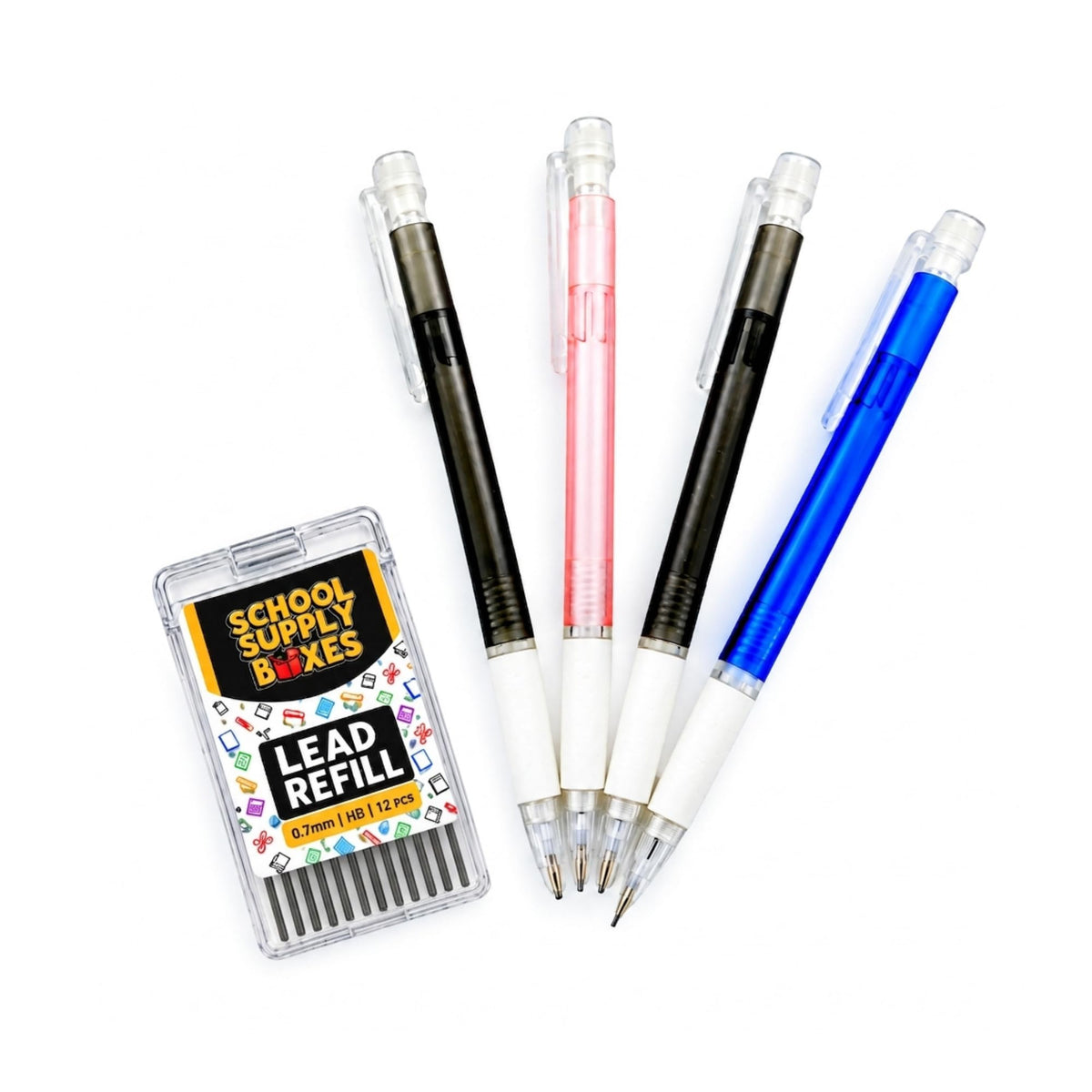 School Supply Boxes | Secondary School Bundle (50 Piece) | House Brand Edition | Available in a Box (1 Unit), a Case (2 Units), and a Pallet (112 Units)