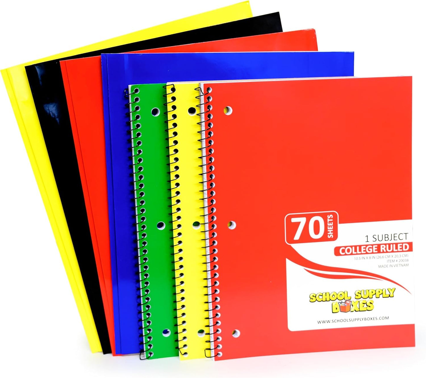 School Supply Boxes | 17" Clear & Black Backpack Bundle | Back to School Set for High School Students | 1 Backpack, Case (6), Pallet (180)