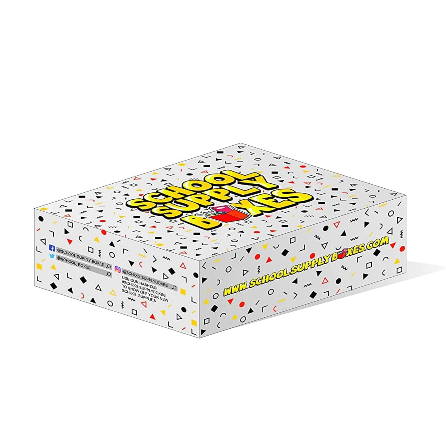 School Supply Boxes | Secondary School Bundle (50 Piece) | House Brand Edition | Available in a Box (1 Unit), a Case (2 Units), and a Pallet (112 Units)