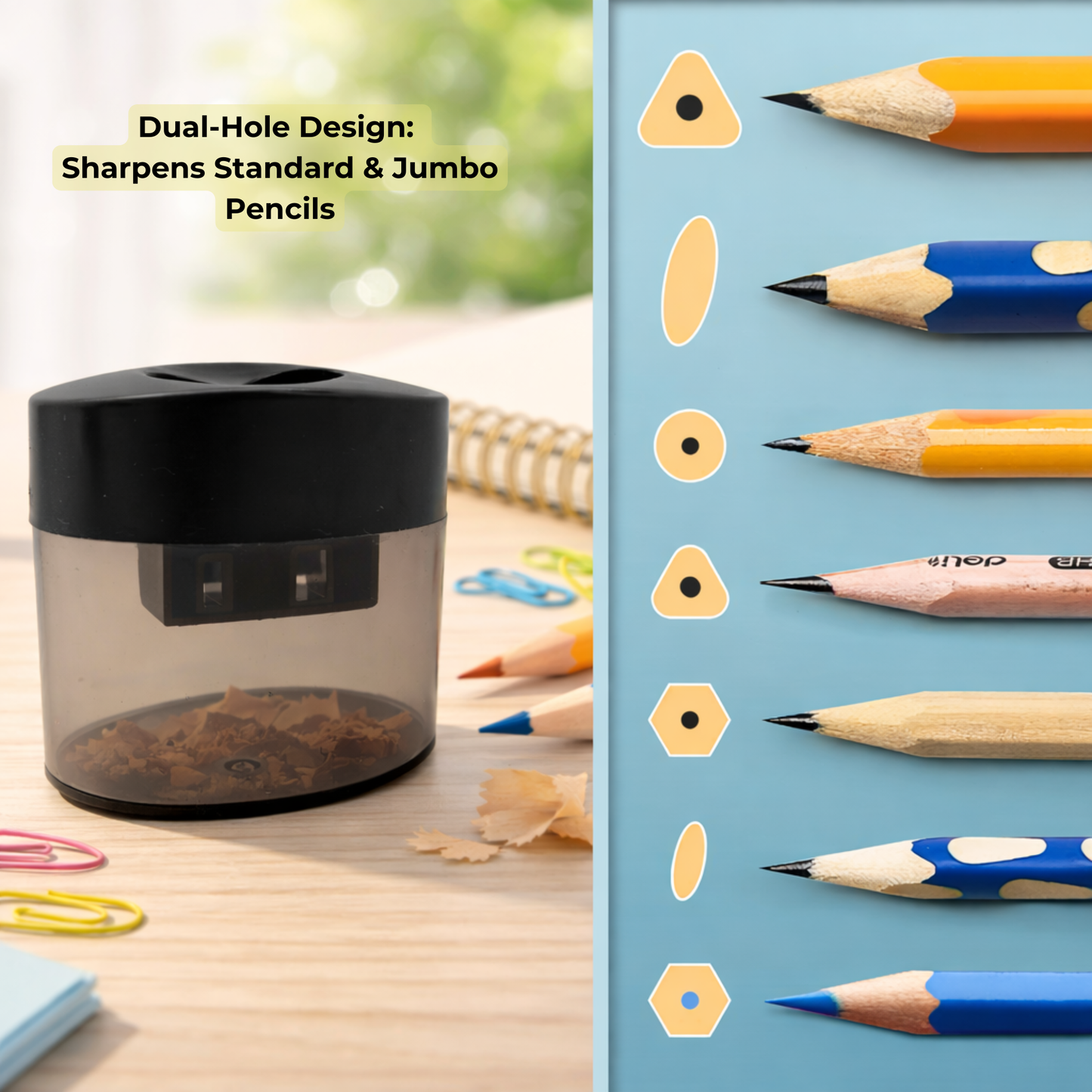 School Supply Boxes | Assorted Colors, Dual Hole Pencil Sharpeners | Available in 24 Pack, 48 Pack, 96 Pack, & 240 Pack | Durable Classroom and Office Supplies