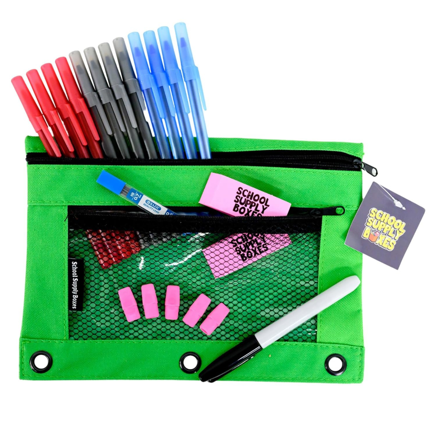 School Supply Boxes | Ultimate High School & College Kit (150 Piece) | House Brand Edition | Available in a Box (1 Unit), a Case (2 Units), and a Pallet (96 Units)