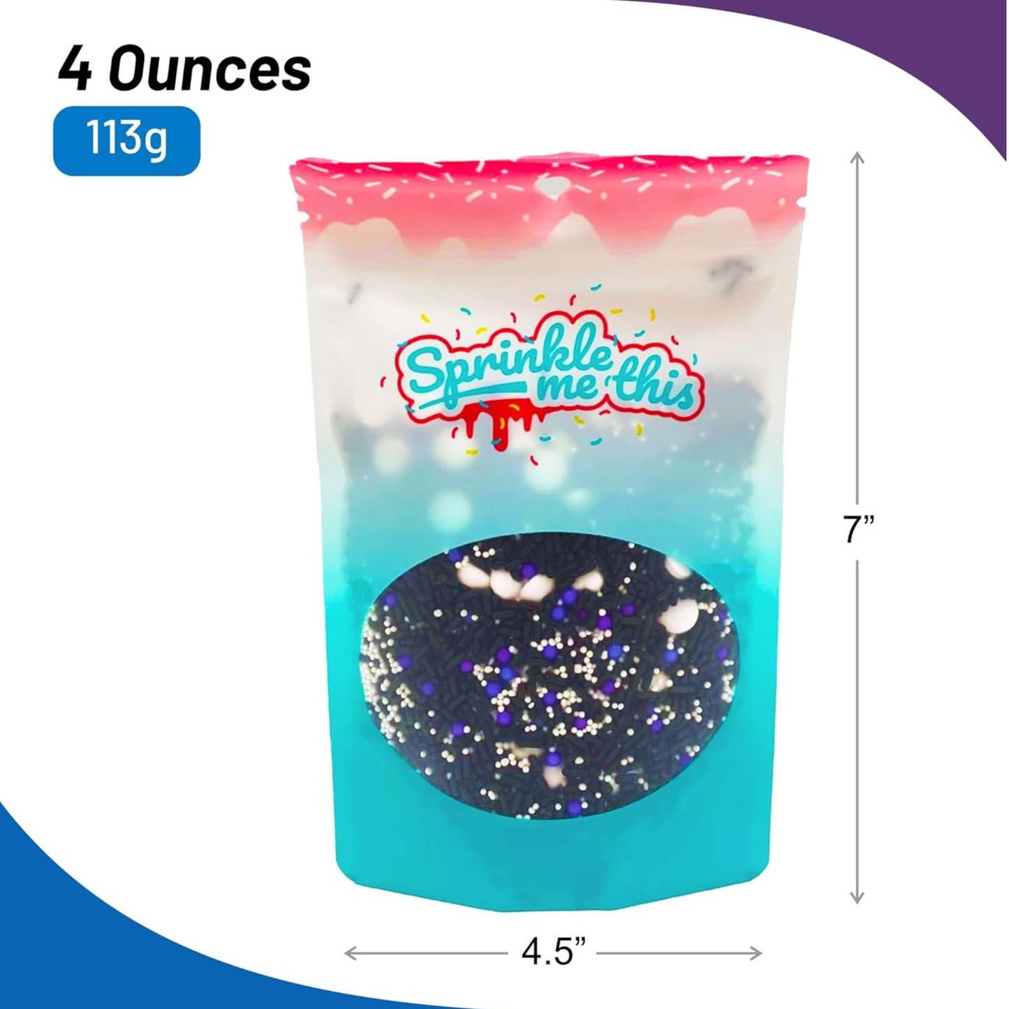 Sprinkle Me This – Eye Got a Bone to Pick Edible Sprinkles – 4, 8 & 12 oz – Halloween Dessert Topping for Cookies, Cupcakes & Cakes