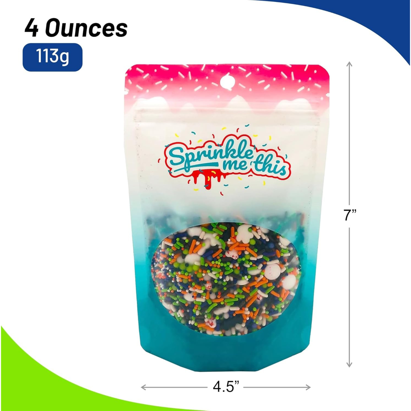 Sprinkle Me This – A Haunted House Party Halloween Edible Sprinkles – 4, 8 & 12 oz – Spooky Dessert Topping for Cookies, Cupcakes & Cakes