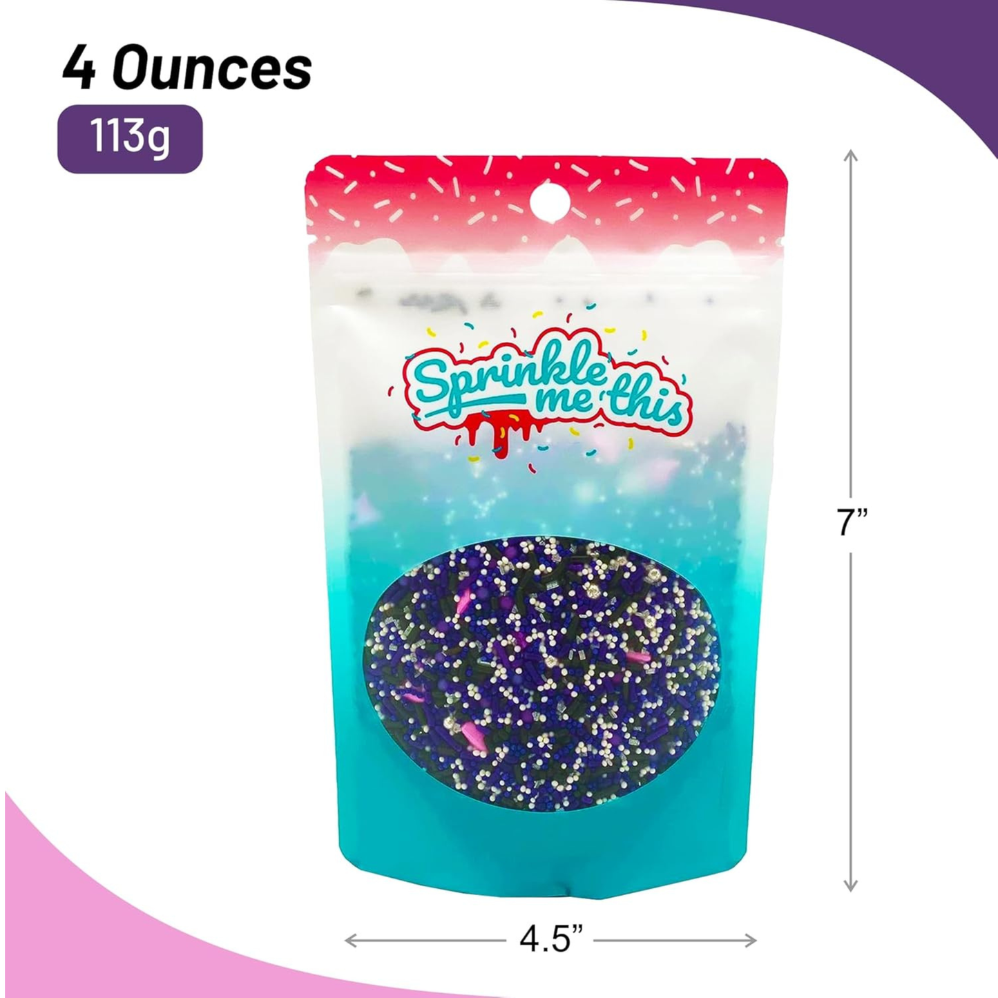 Sprinkle Me This – A Witch’s Brew Edible Sprinkles – 4, 8 & 12 oz – Halloween Dessert Topping for Cookies, Cupcakes & Cakes