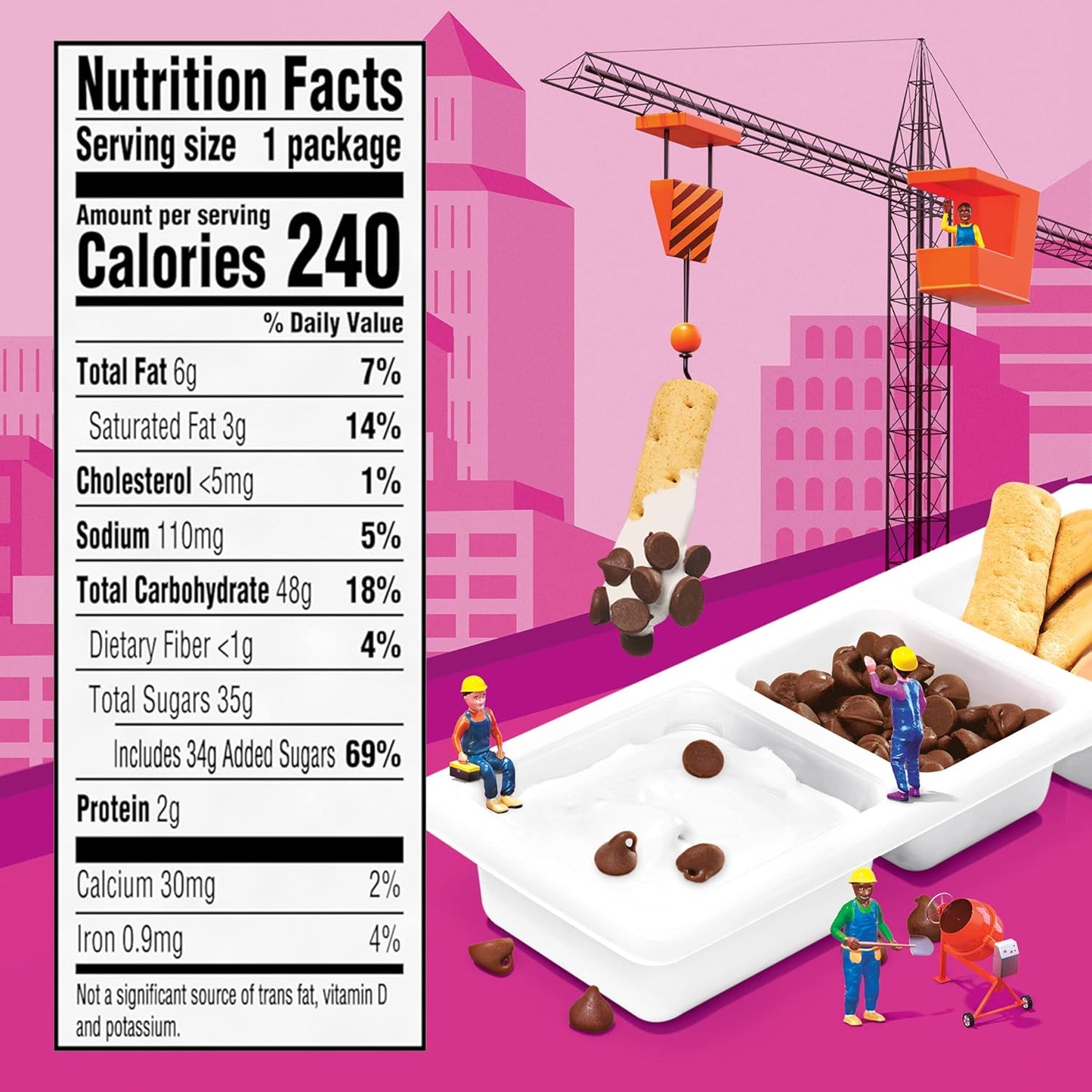 Lunchables Snack Time Favorites – S’mores Dippers & Dirt Cake – Fun, Sweet, and Portable Treats – Available in 1 ct and 12 ct Packs