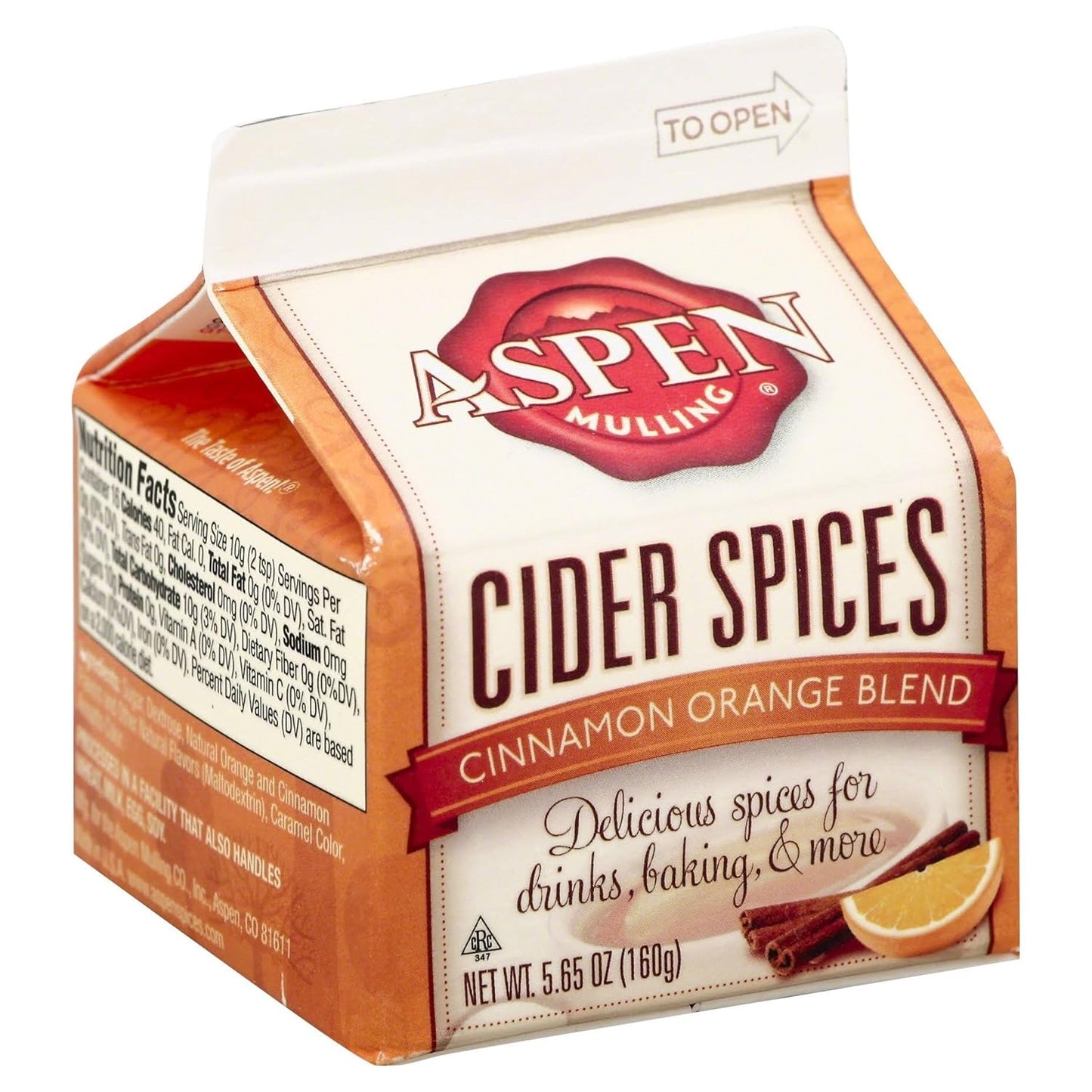 Aspen Mulling Spices – Instant Drink Mix – Original, Caramel Apple, Cinnamon Orange, Eggnog, or Sugar-Free Blend