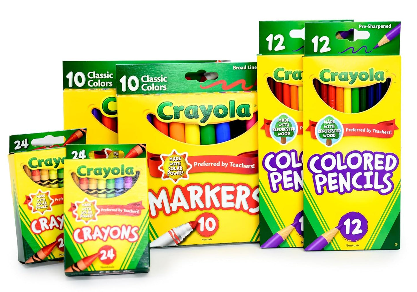 School Supply Boxes | Mega Bundle | Back-to-School Essentials for Students & Teachers | 90+ Neatly Packed Items | Box (1), Case (2), Pallet (36)