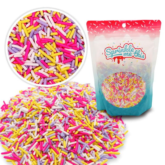 Sprinkle Me This – Jimmies in the Springtime Mix – Soft Pastel Spring & Easter Sprinkles for Baking and Decorating (4, 8, 12 oz)
