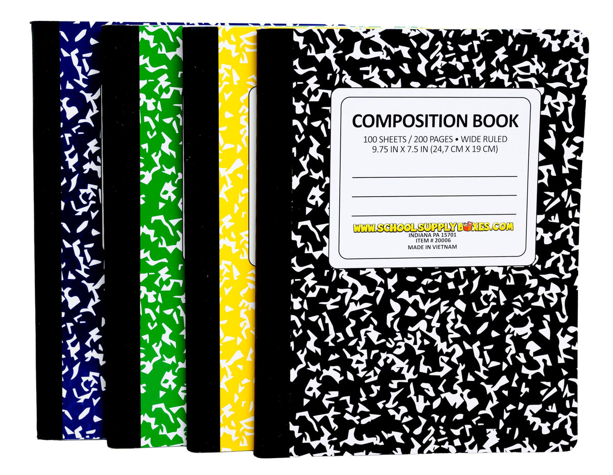 School Supply Boxes | Elementary Writing Bundle (72 Piece) | House Brand Edition | Available in a Box (1 Unit), a Case (2 Units), and a Pallet (112 Units)