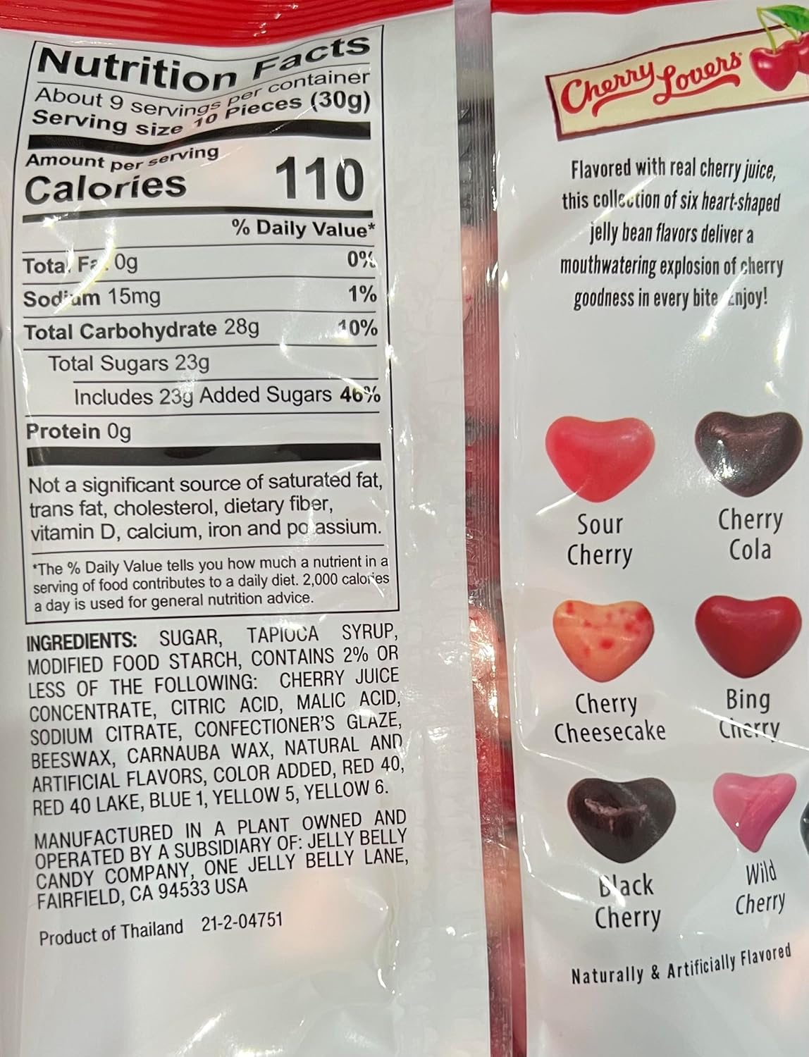 Cherry Lovers Jelly Beans 9 oz – Heart-Shaped Gourmet Candy by Jelly Belly