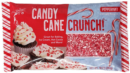 Candy Cane Peppermint Crunch – 10 oz Bag – Crushed Peppermint Candy for Baking, Decorating, and Holiday Treats