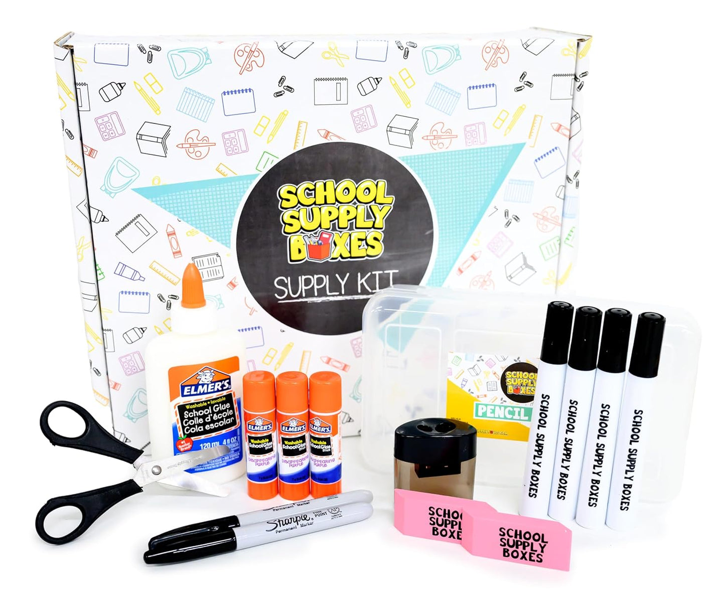 School Supply Boxes | Artistic Bundle | All-in-One School & Art Kit | Box (1), Case (4), Pallet (180)